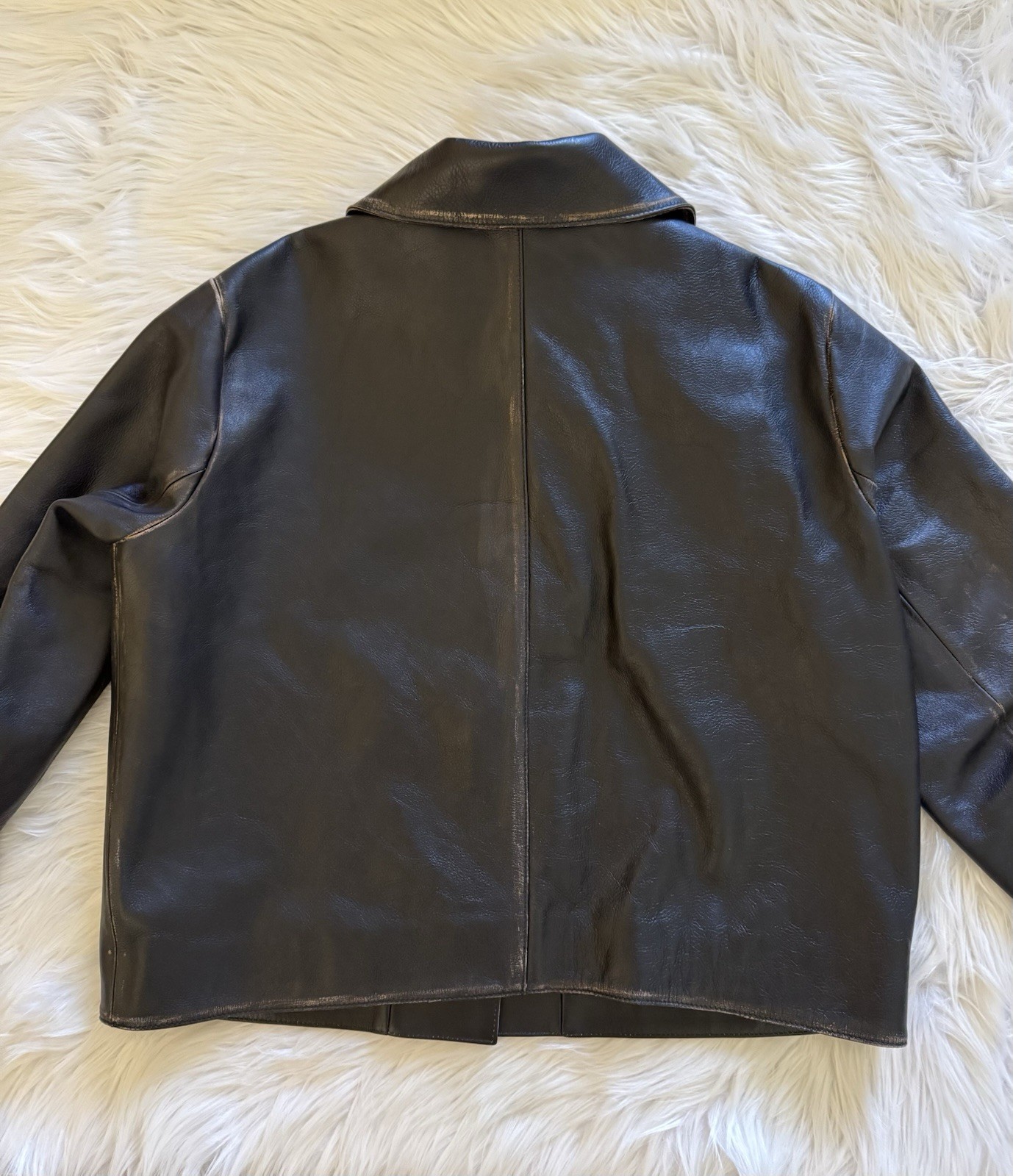 Kallmeyer New Remi Cropped Jacket Leather Black Distressed XS