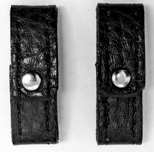 Two 1/2″ Wide Genuine Leather Replacement Belt Keeper Loops 8 Colors / 5 Sizes