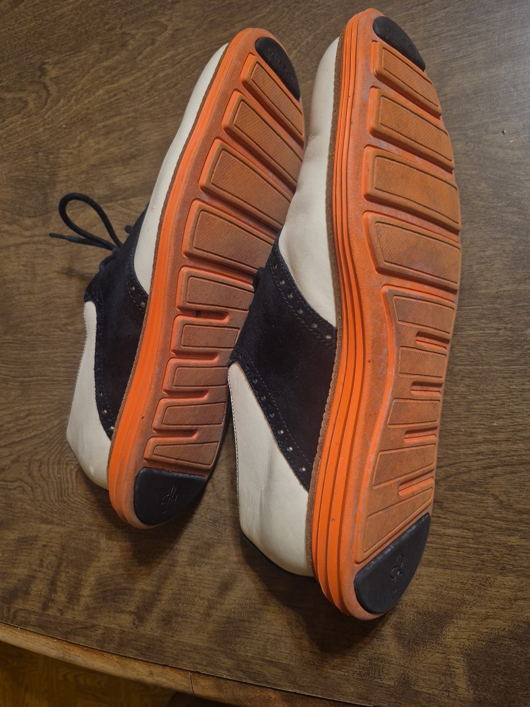 Cole Haan Original Grand Oxford Tan/black /orange