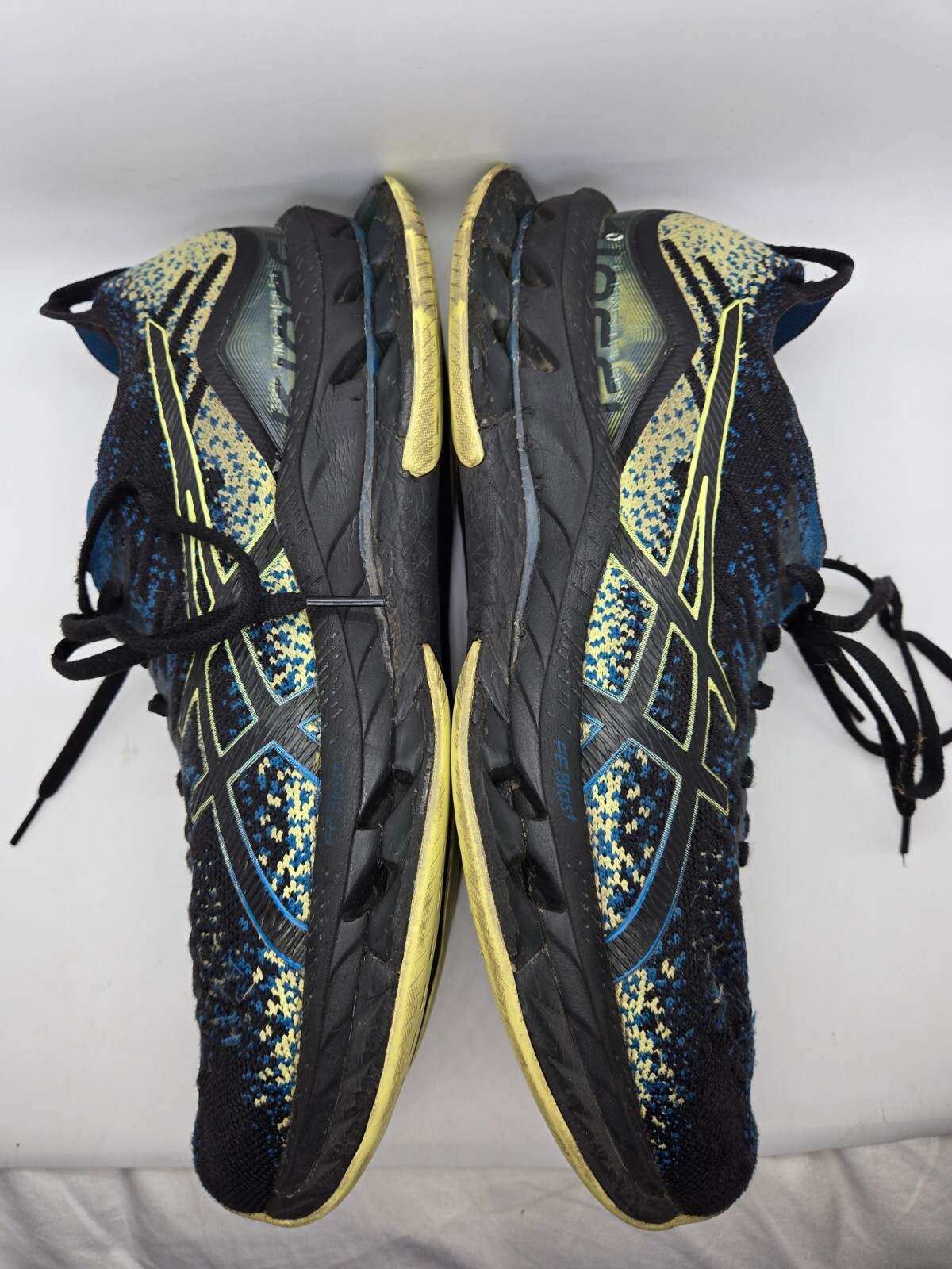 Asics Gel-Kinsei Blast Shoes Men’s 11 Black Yellow Running Athletic Gym Sneakers