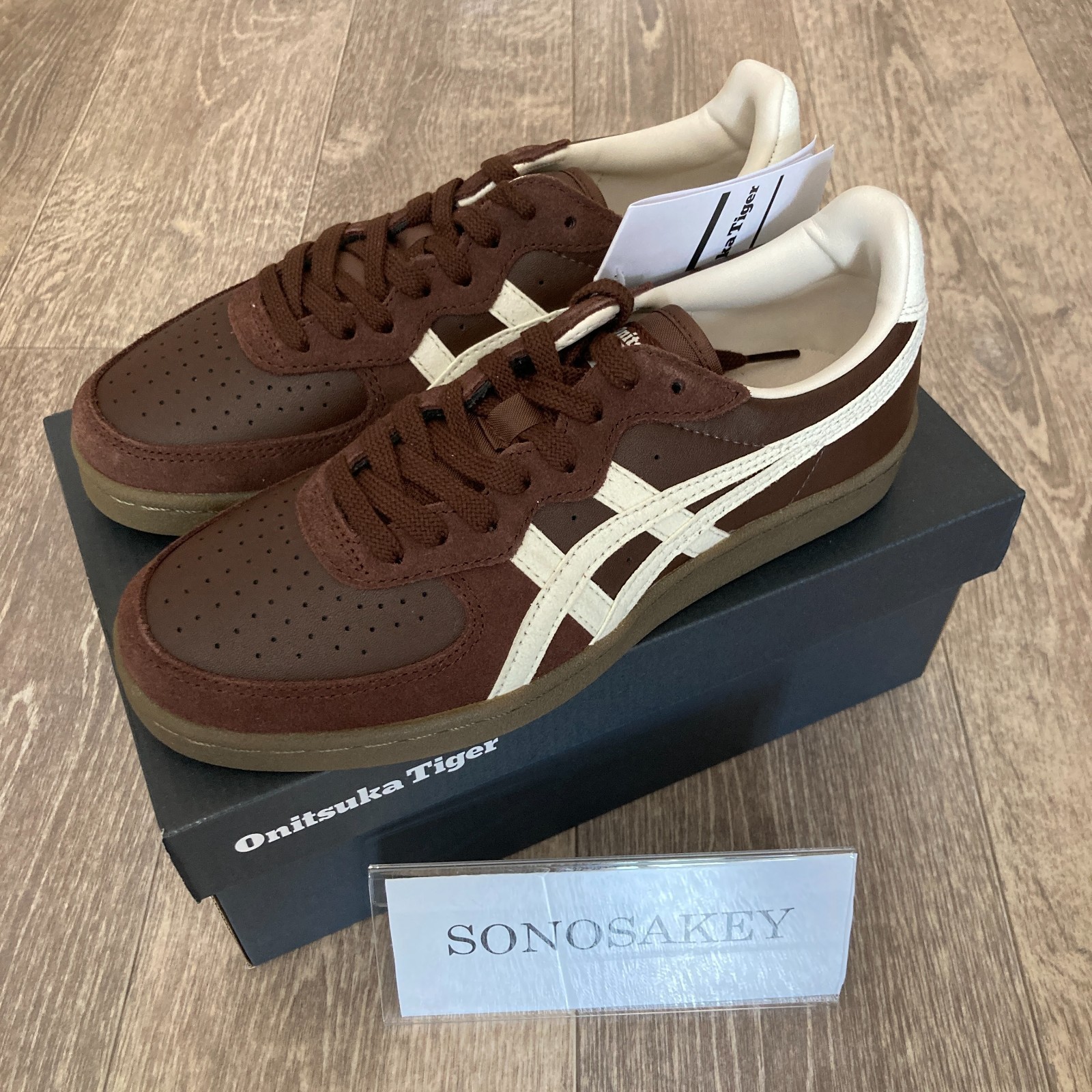 Onitsuka Tiger GSM 1183A353 200 DARK BROWN/CREAM New in Box from Japan