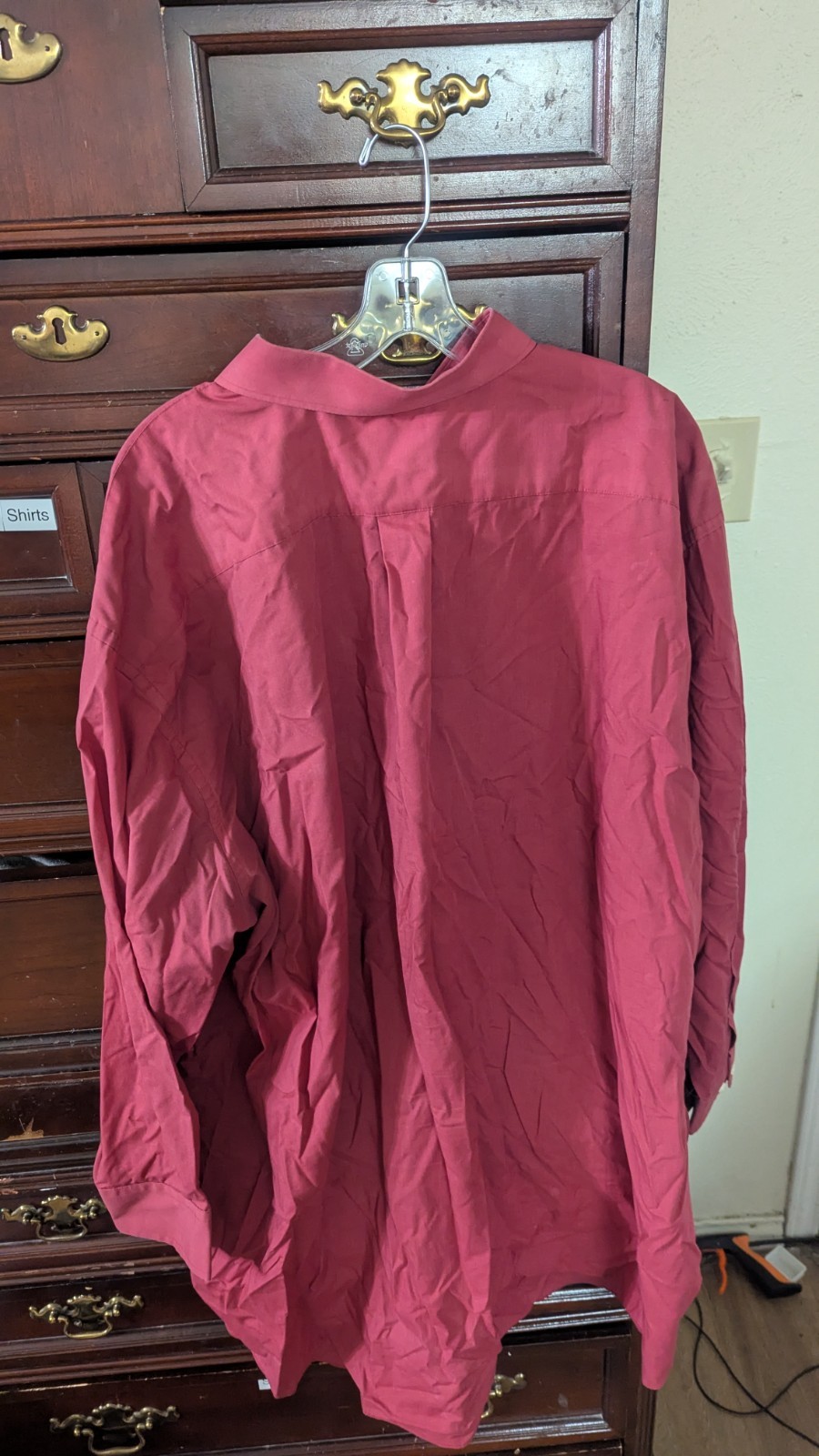 Large Lot MENS BUTTON DOWN DRESS SHIRTS 4XL 20×34/35/36/37/38/39 22×35 SOLID