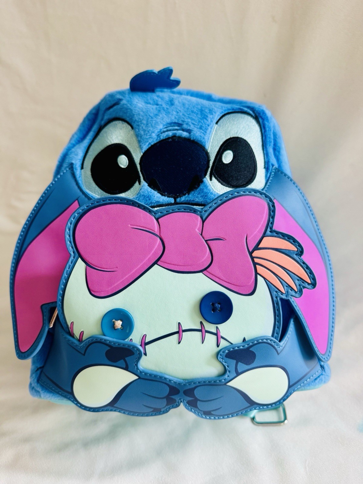 Loungefly Disney Stitch & Scrump Plush Mini Backpack Limited Edition