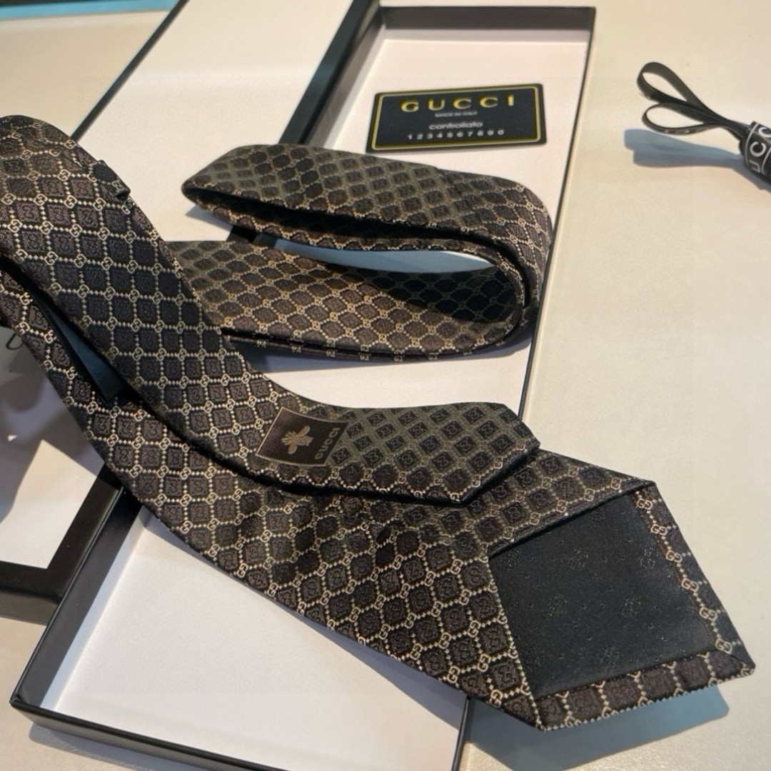GUCCI TIE AUTHENTIC SILK 100% WIDTH:7CM