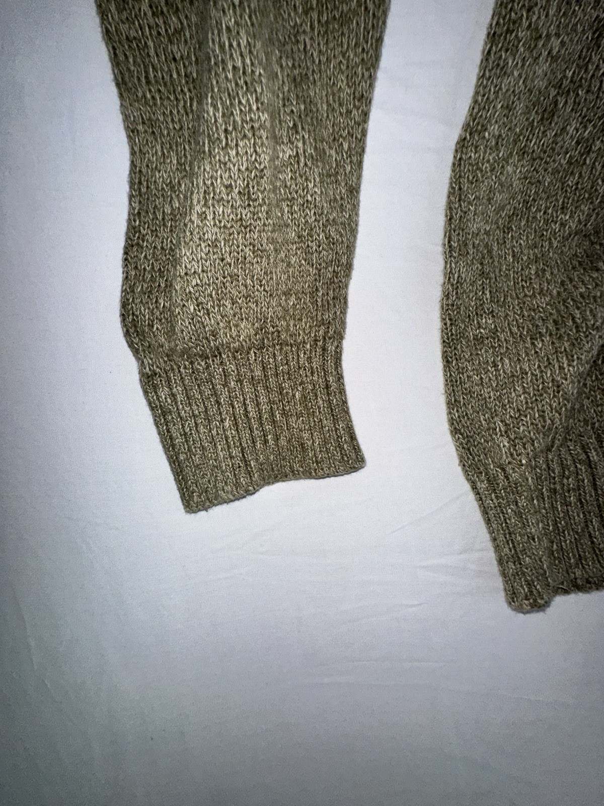 CHAPS Mens Lg Cardigan Sweater Cotton 3 Buttons Henley Elbow Pads Preppy Classic