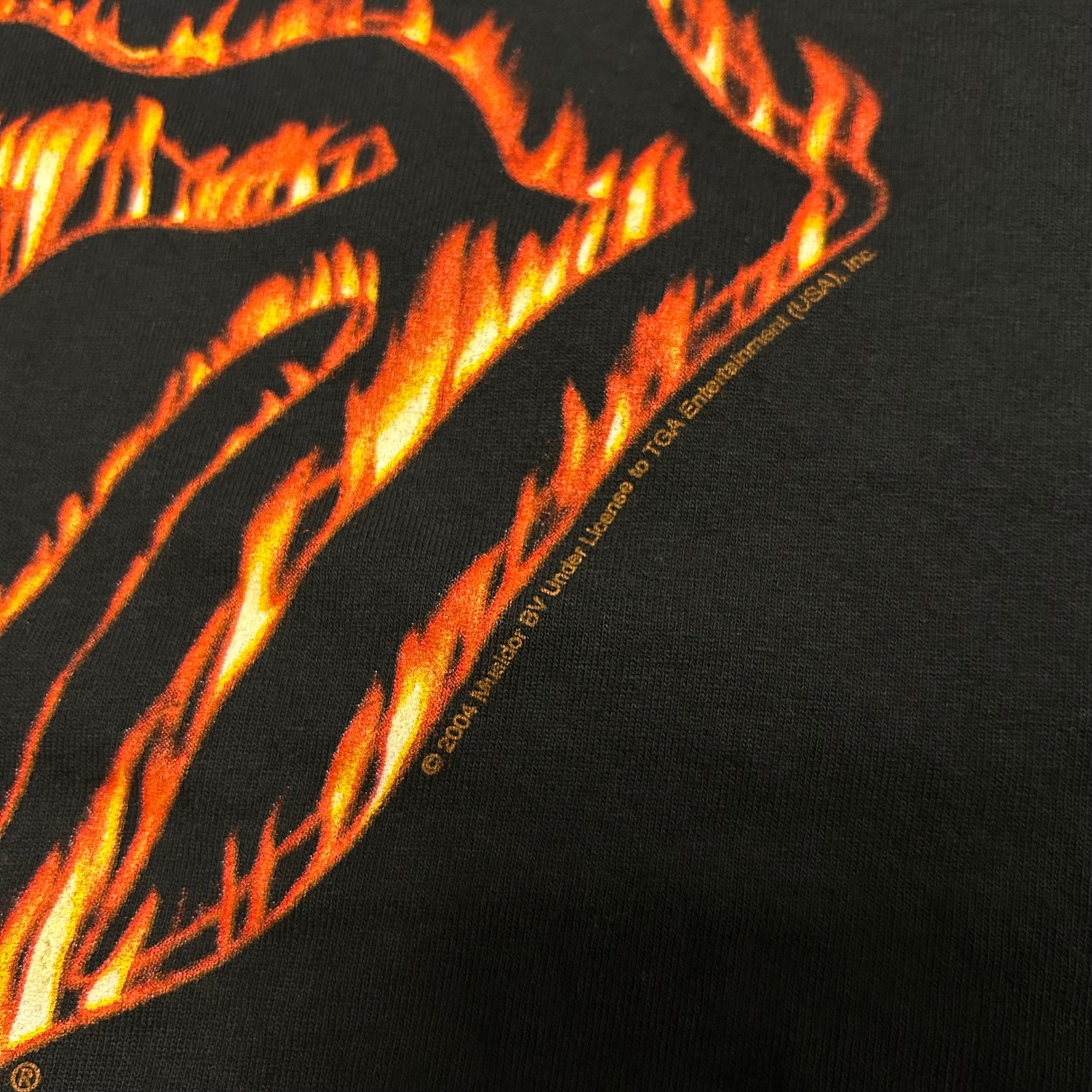 Vintage y2k 2004 Rolling Stones Flaming Tongue Tshirt Size XL Alstyle Band