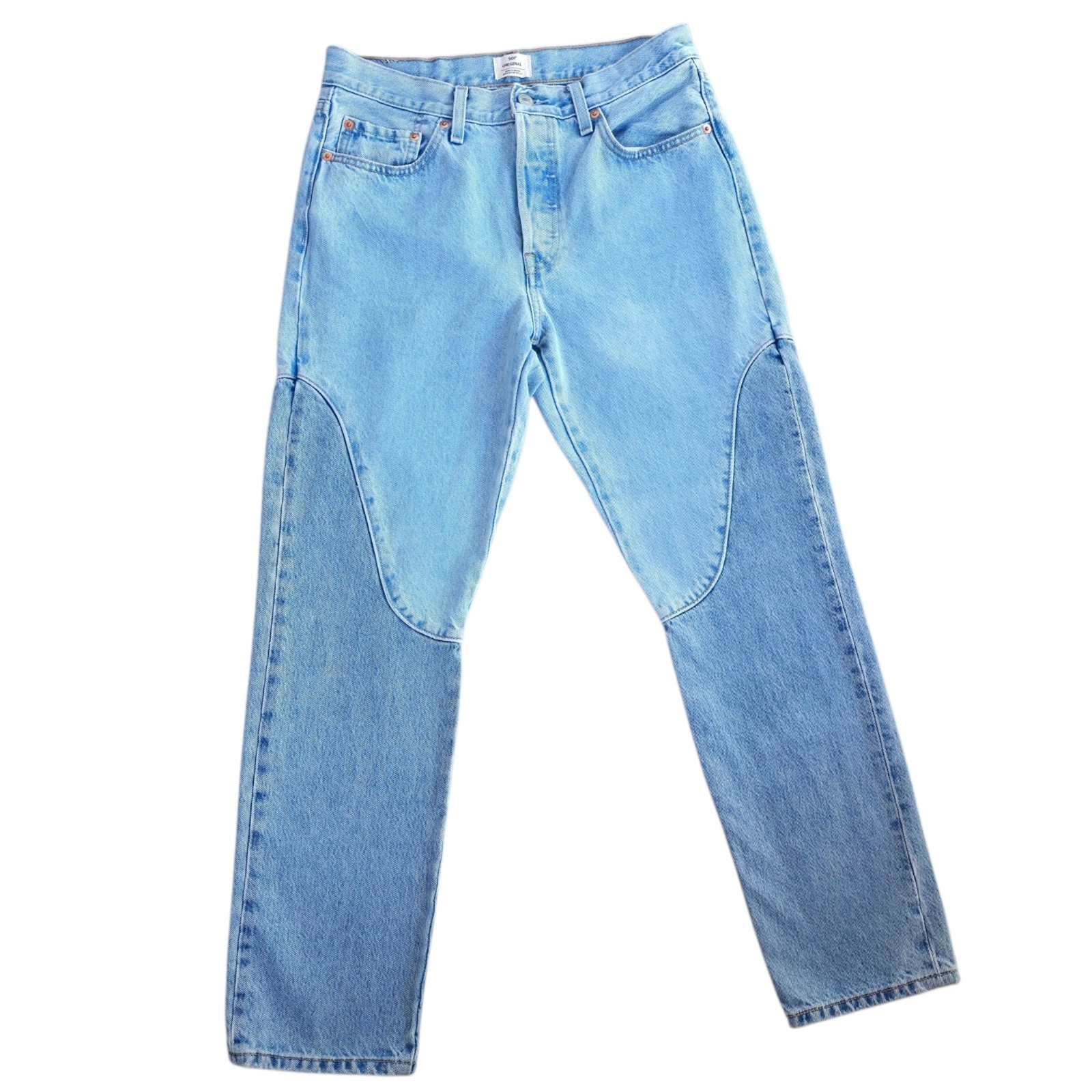 Levi’s Women’s 501 Jeans County Fair 29×30 Two-Tone Denim Chaps Western