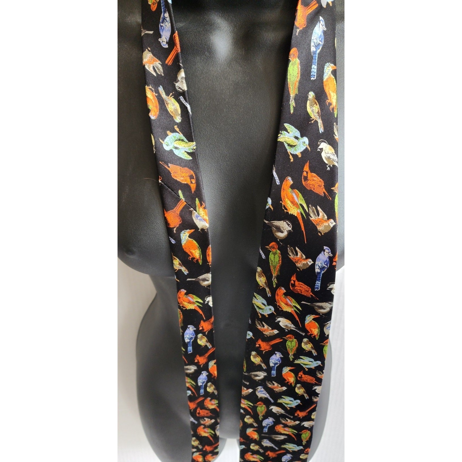 Museum Artifacts Birds Of The World 100% Silk Men’s Neck Tie Style 1912