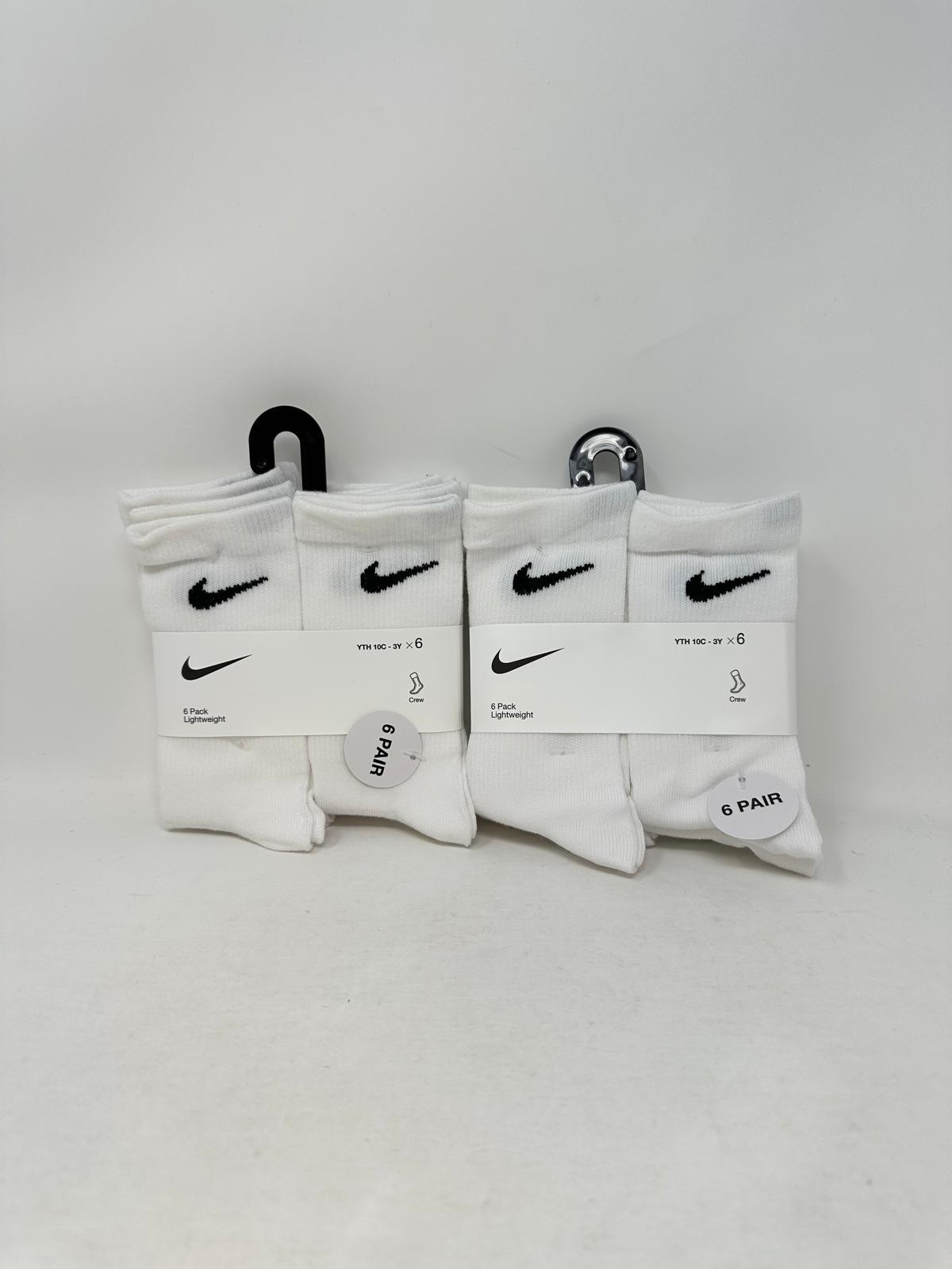 Nike Little Kids’ Cushioned Crew Socks (12 PAIRS) 5-7 (8673) C2(A689T)
