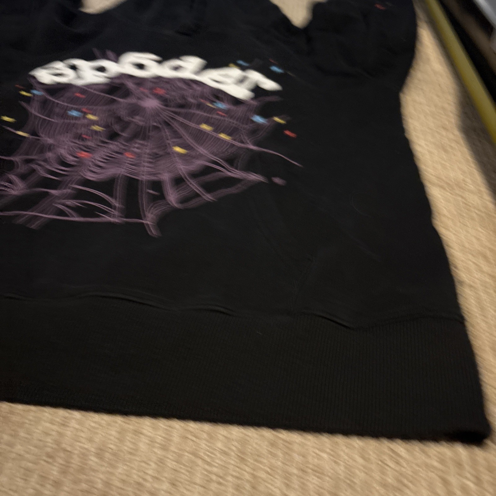 Sp5der Worldwide Young Thug P * Nk V2 Hoodie Sweatshirt Black Pink Size Small