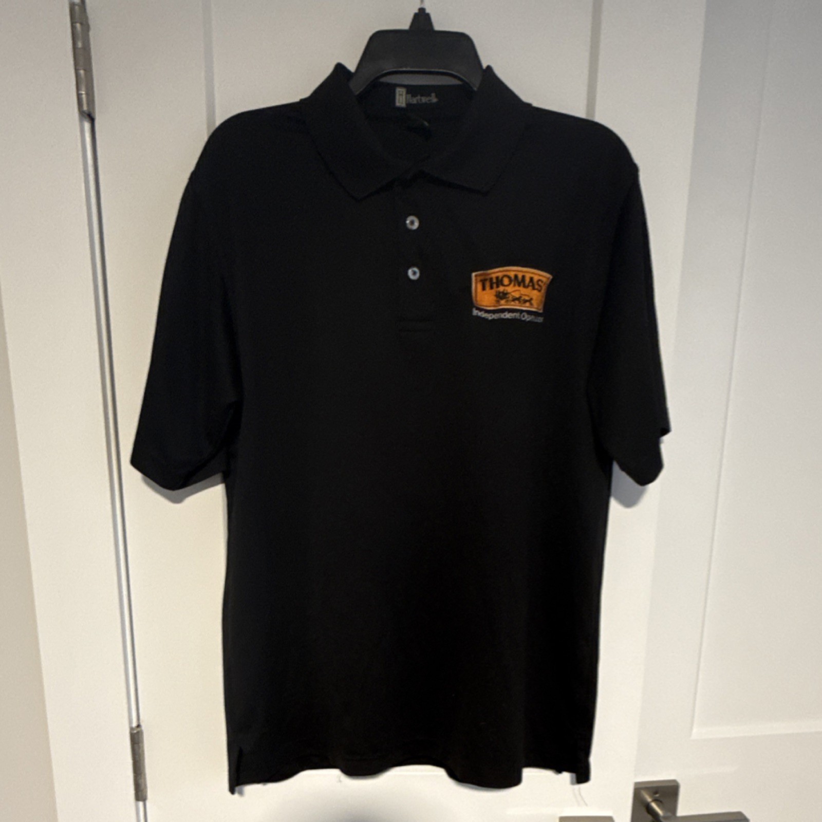 Hartwell Black Polo Shirt Bimbo/Thomas Independent Distributor Men’s Large
