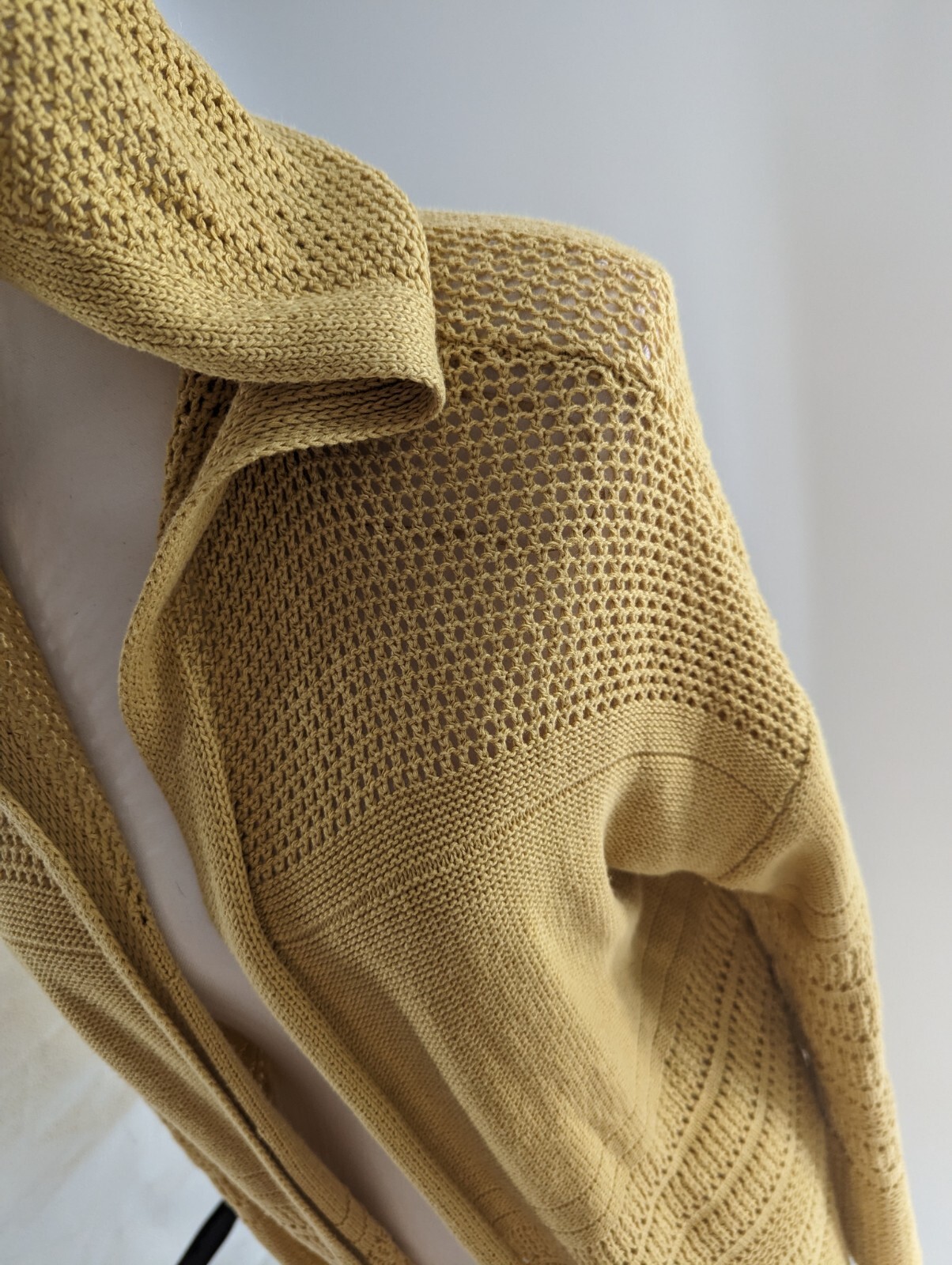 Marled Reunited Clothing Open Front Cardigan M Sahara Sun