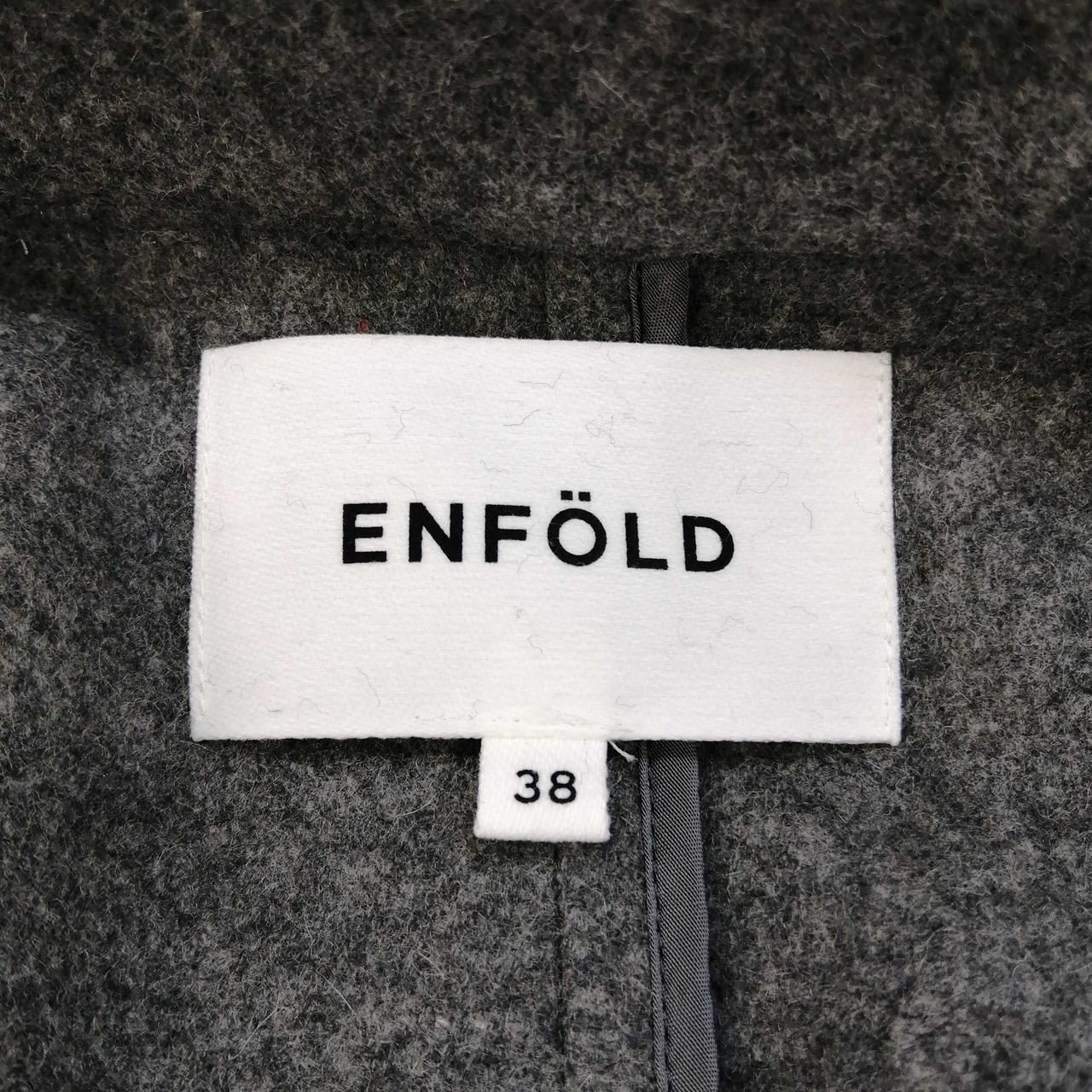 Enfold Balmain Collar Coat 300FA130-1950 Grey 38 Used