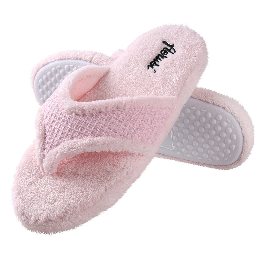 Super Soft Cozy Slippers with Plush Thong Design