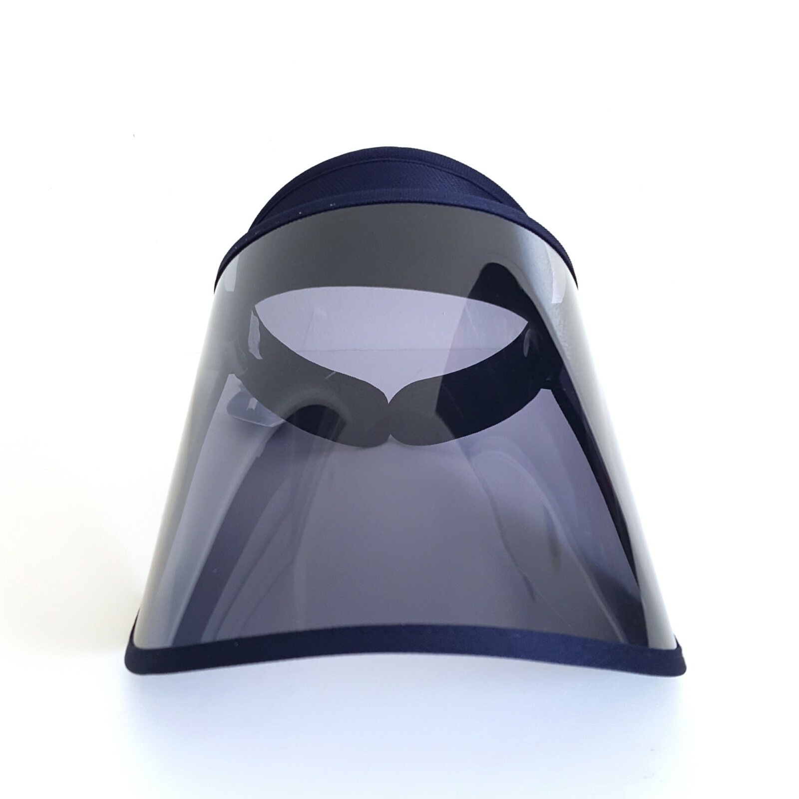 99.9% UV Protection Outdoor Beach Prism Strong Sun Visor Cap Clear Face Shield