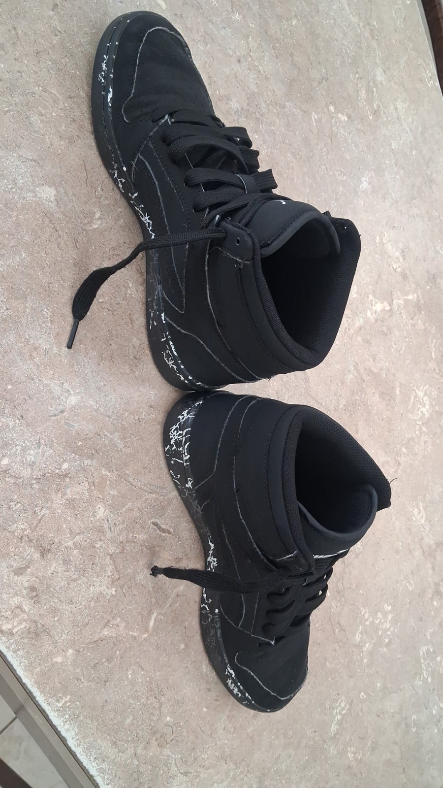 PUMA Black/White Mid Top Lace-Up Athletic Sneakers Unisex Adults 402122-01