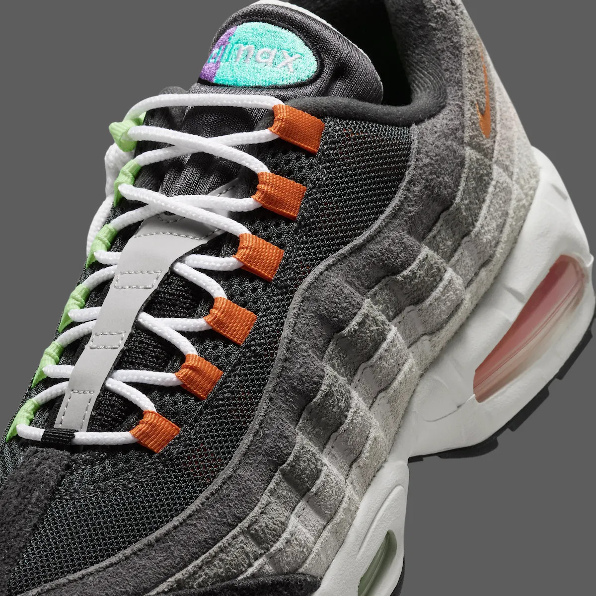 Nike Air Max 95 PRM Greedy Big Bubble Multicolor IU2636-300 sz 8.5 Men’s