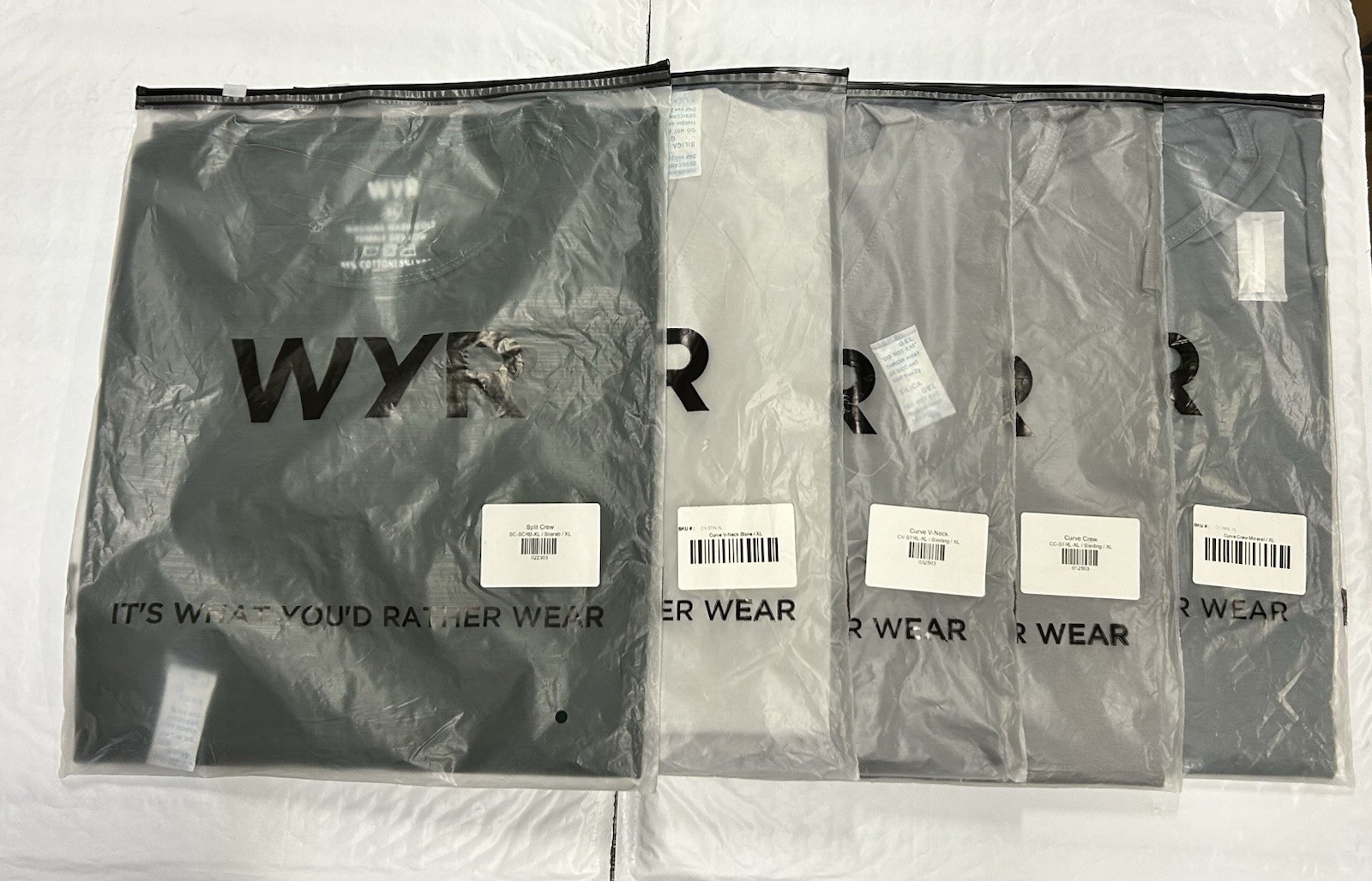 🔥 WYR WEAR Premium T-Shirt Bundle – XL – 5 Piece Lot 🔥Free shipping Best Price