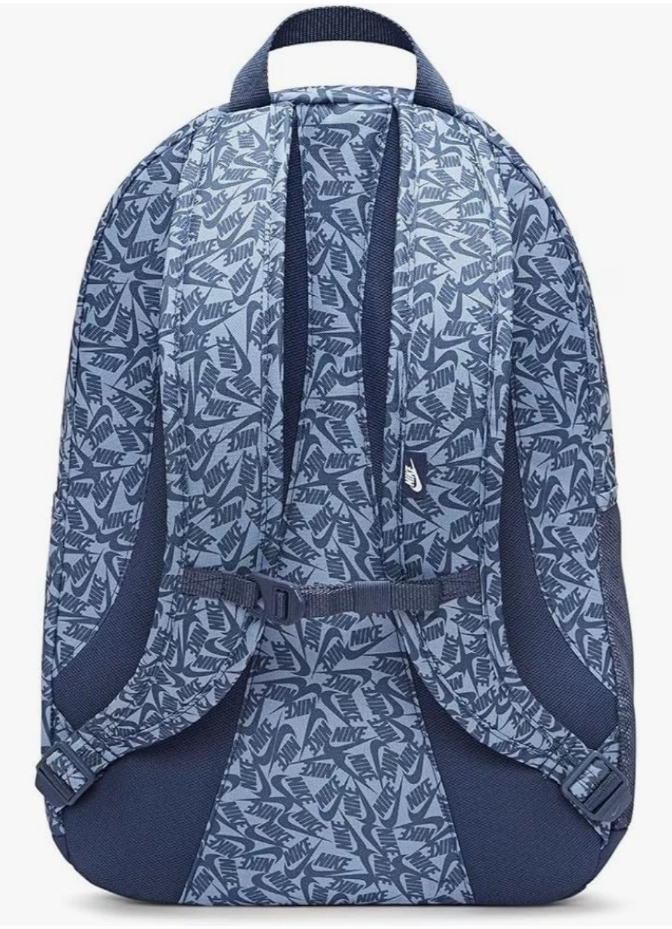 Nike Backpack Blue Hayward Bag Swoosh Print School Travel Work Casual Unisex