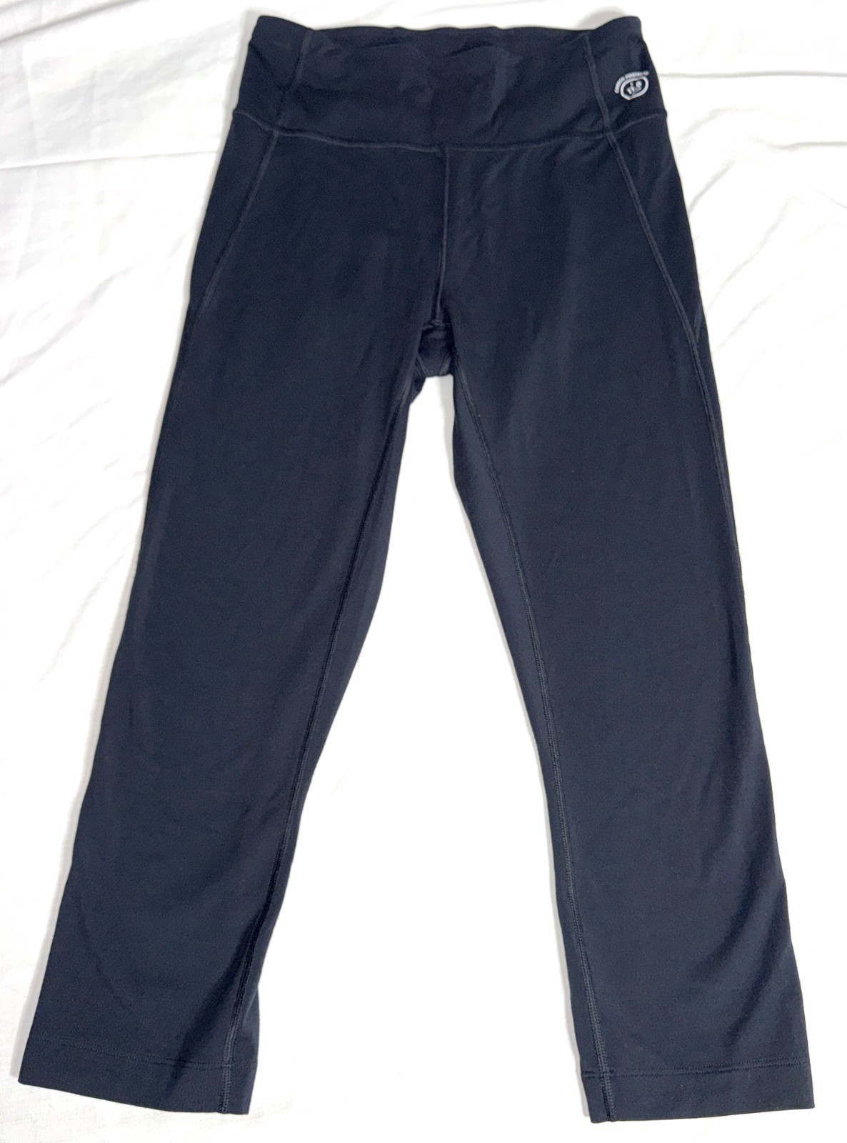 Allbirds Natural Carbon Footprint 11.8 Black Yoga Cropped Capri Leggings Pants S