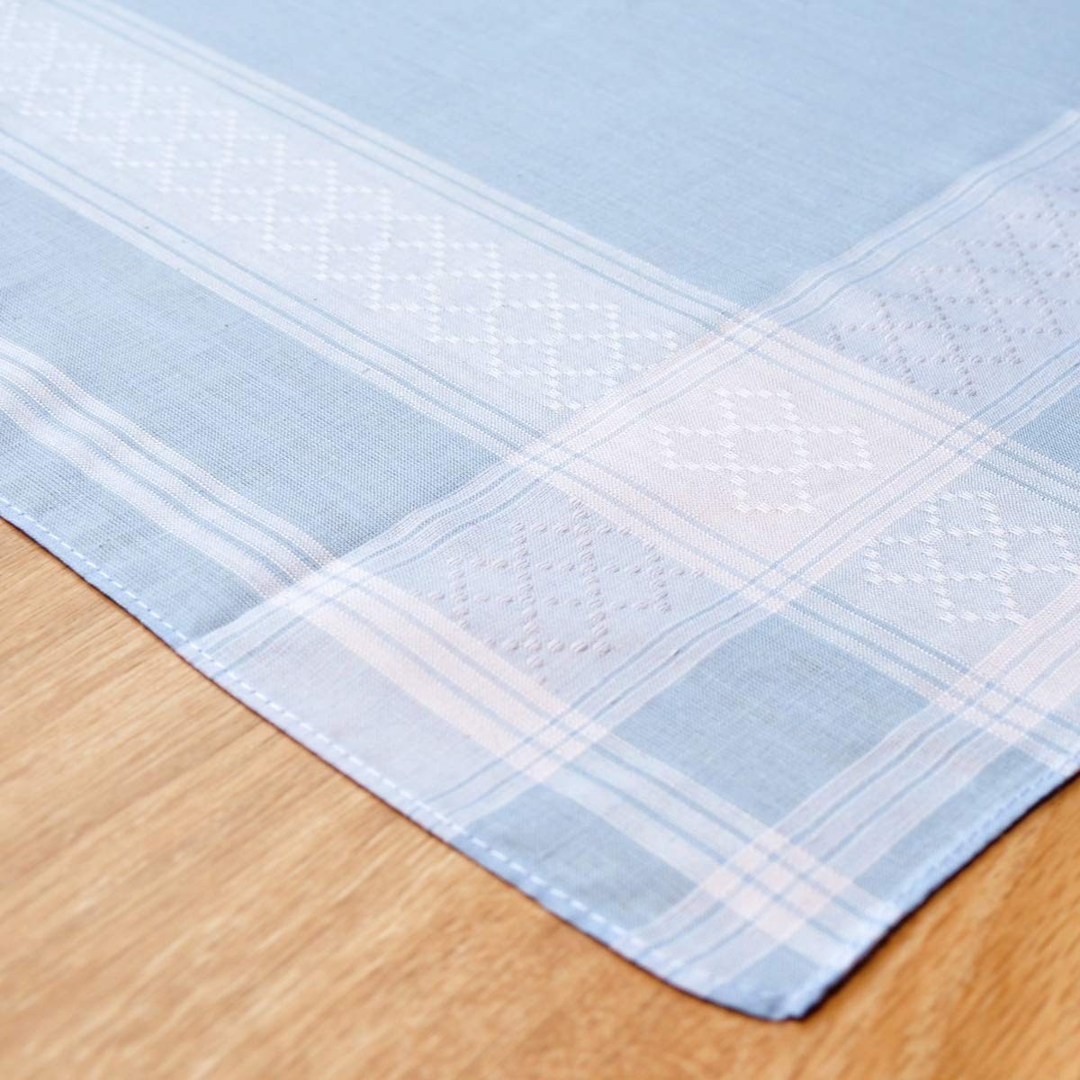 Large Soft Cotton Handkerchiefs for Men – Elegant Patterns, Assorted Colors, 16