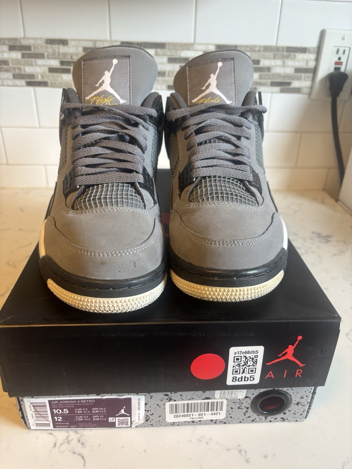 Jordan Air Jordan 4 Retro Cool Grey Low Top 2019 Men’s Sneakers 308497-007