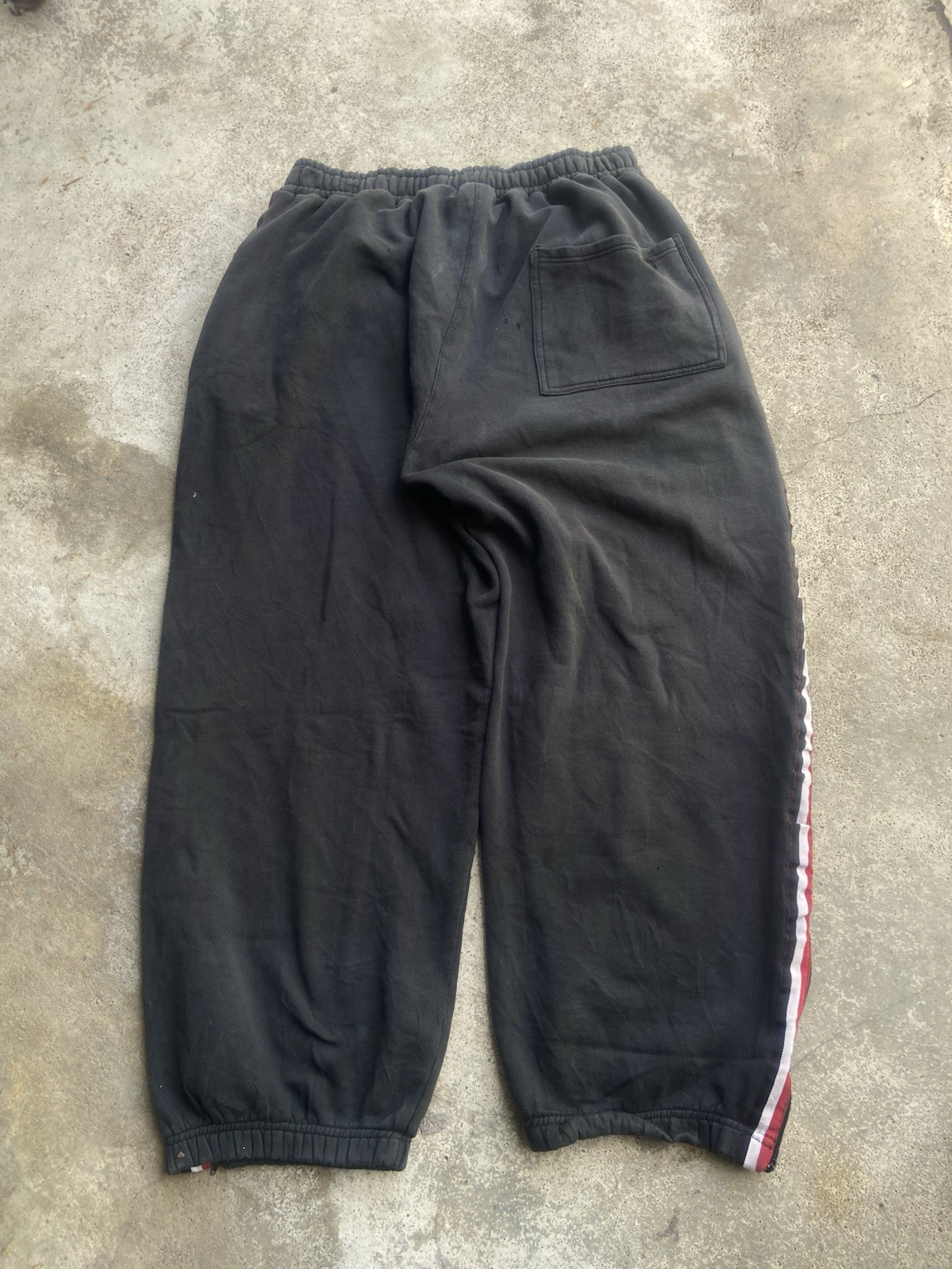 Y2K 2000’s Marithe Francois Girbaud Side Stripe Double Pocket Baggy Sweatpants