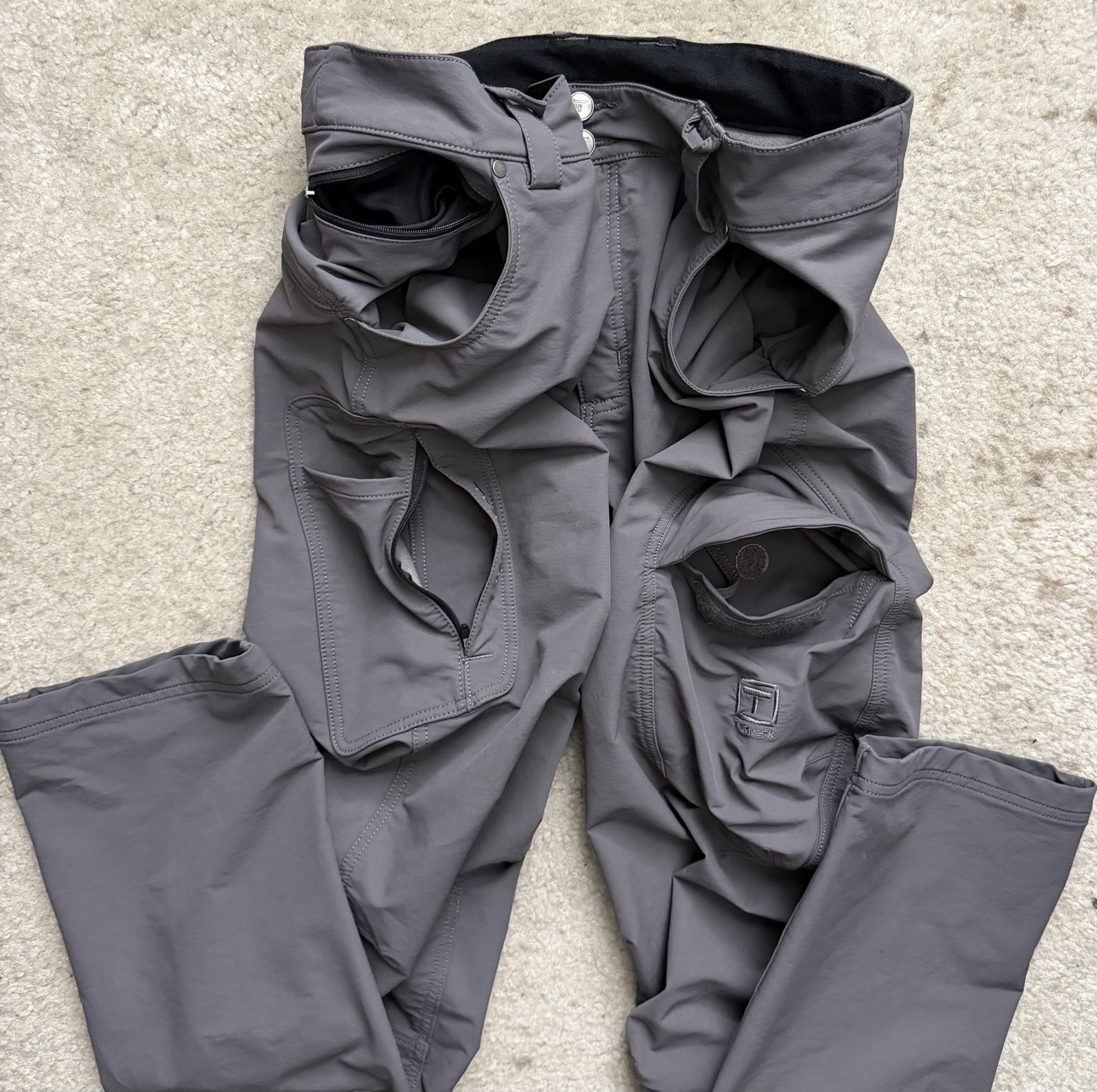 Truewerk Mens 36×34 Lightweight Stretch Work Wear Technical Cargo Pants