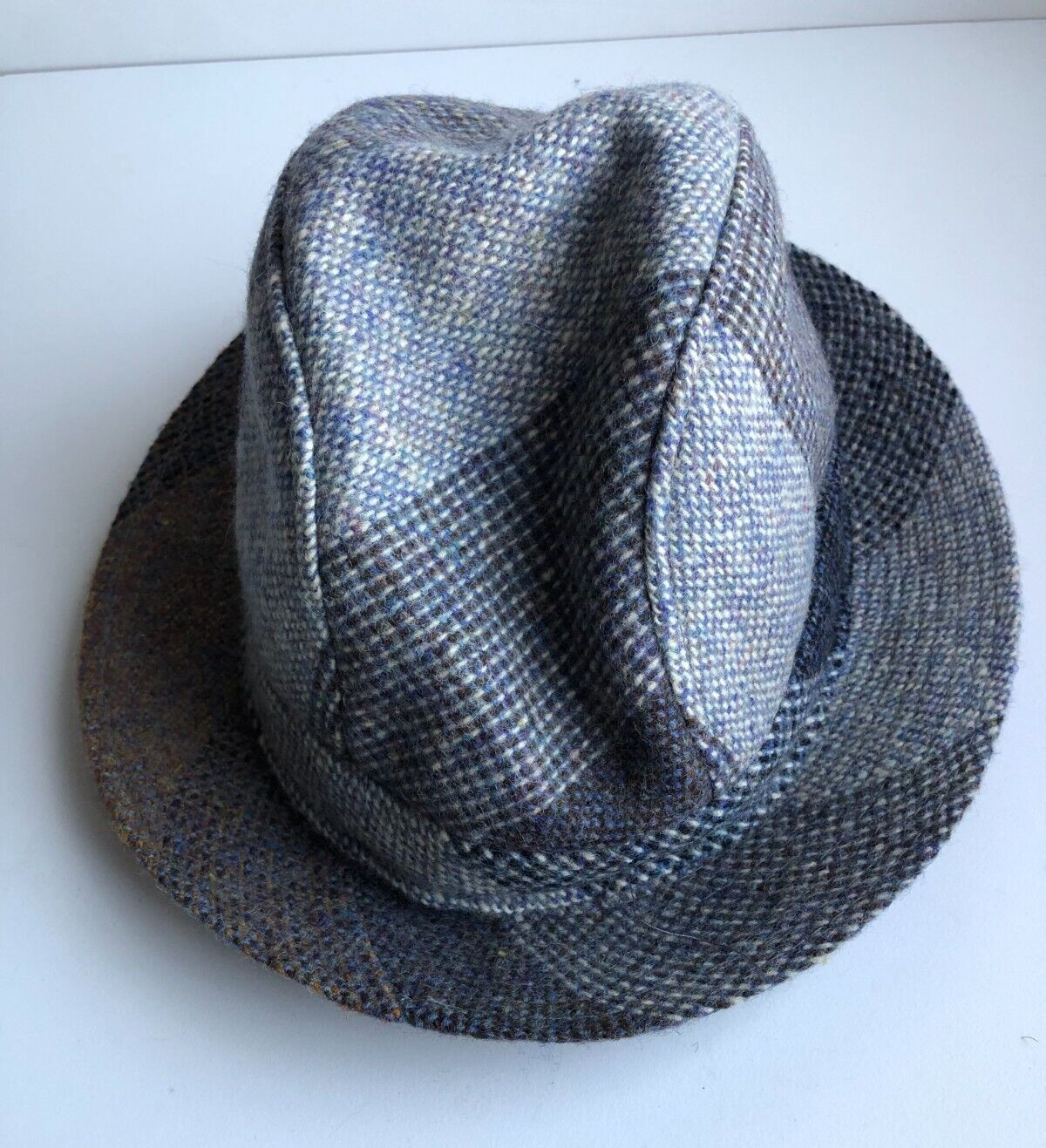 Vintage Avoca Collection Pure Wool Made in Ireland Plaid Beanie Hat Size M L