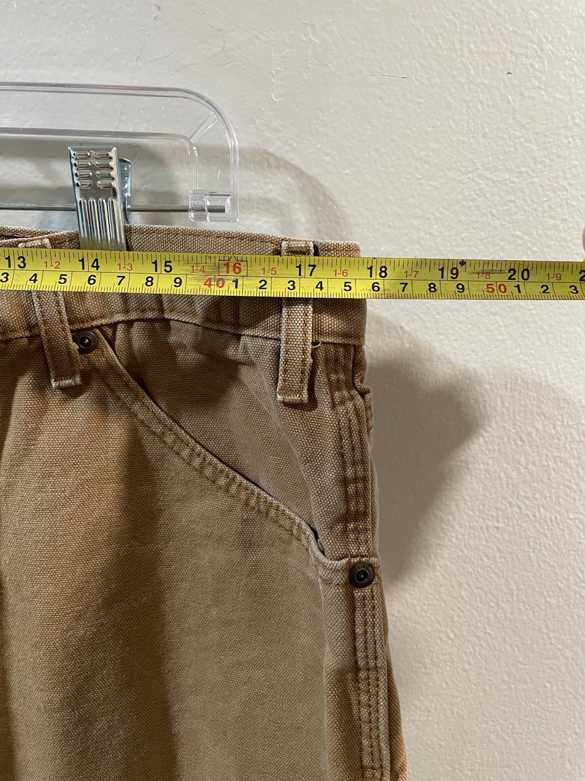 Vintage Dickies Brown 100% Cotton Carpenter Pants 36×28 Workwear RN20697