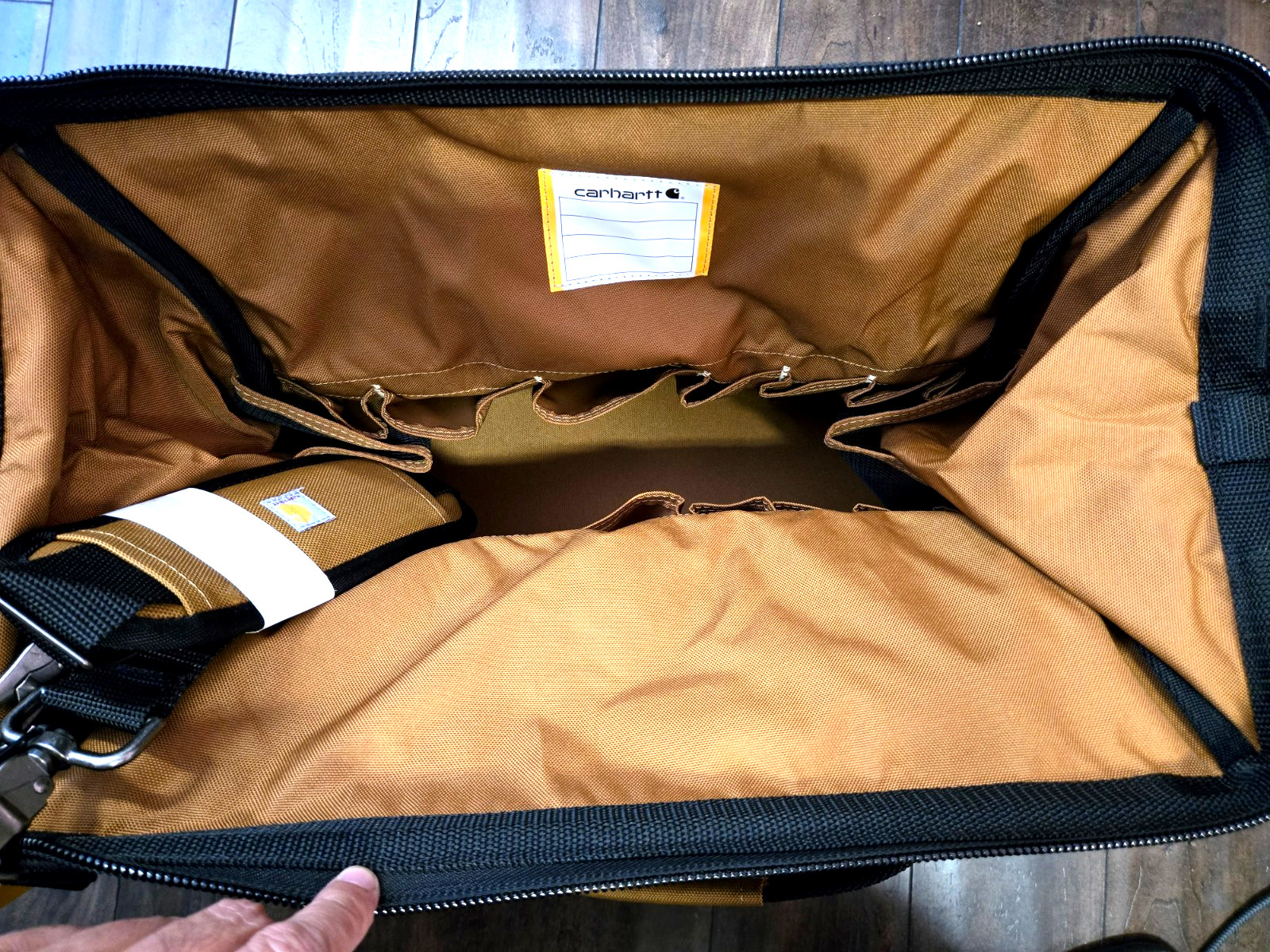 Carhartt 18-inch Molded Base Heavy Weight Tool Bag Brown CT0520