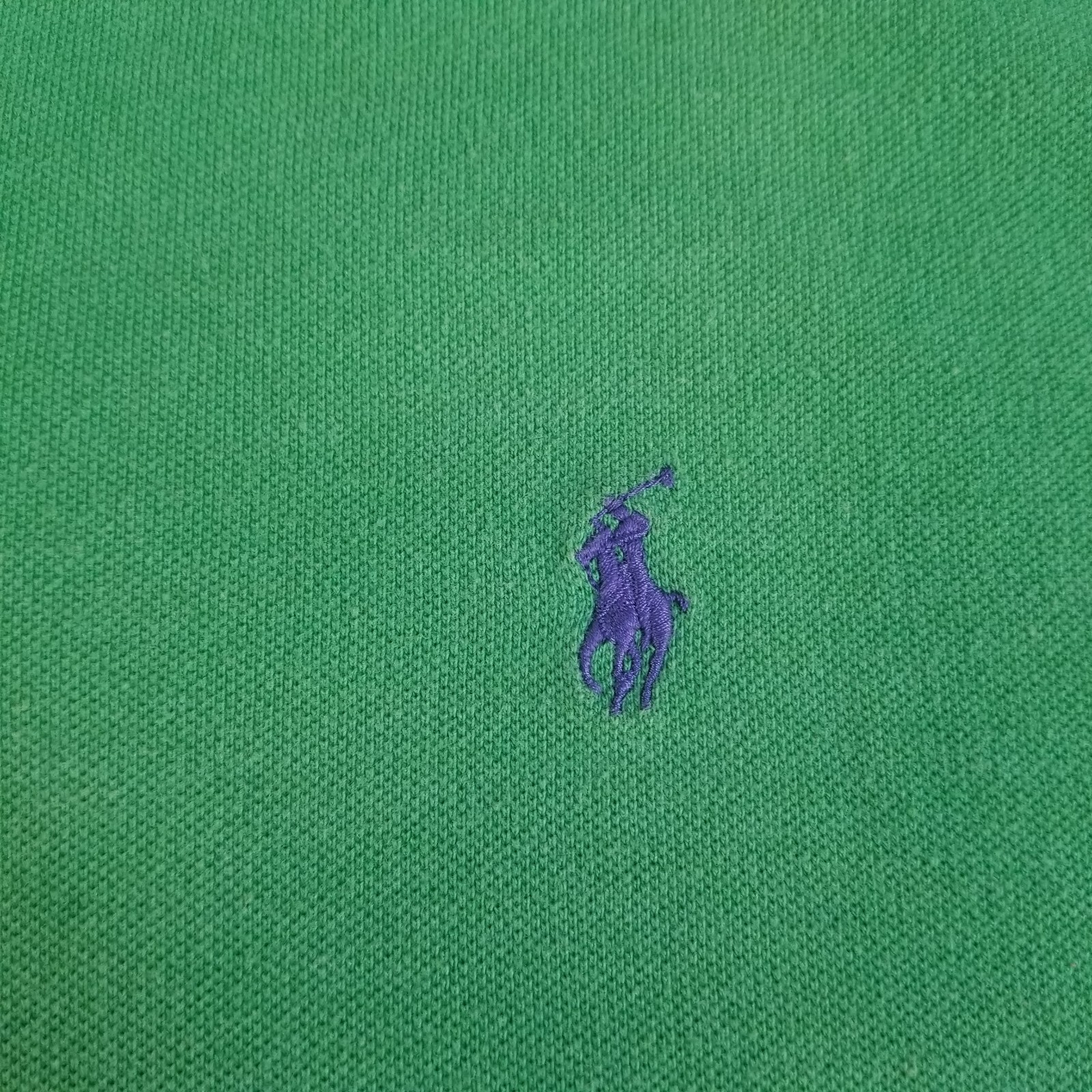 Polo Ralph Lauren Men’s L Golf Polo Shirt Green 100% Cotton Embroidered Pony