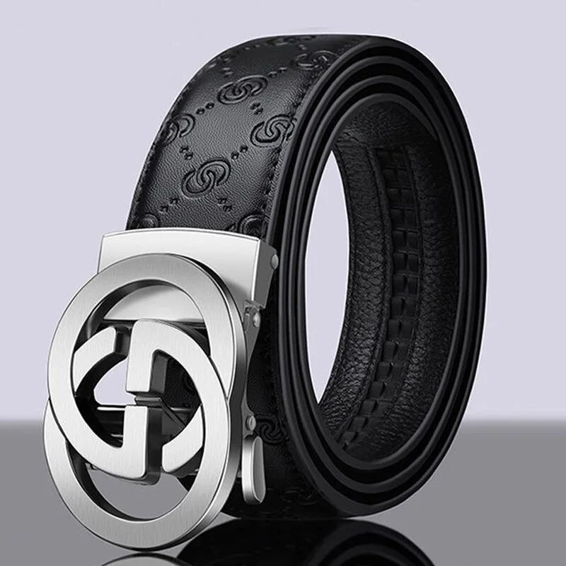 Luxury Vintage Designer Brand belt Width 34mm Belt Men High Quality Genuine