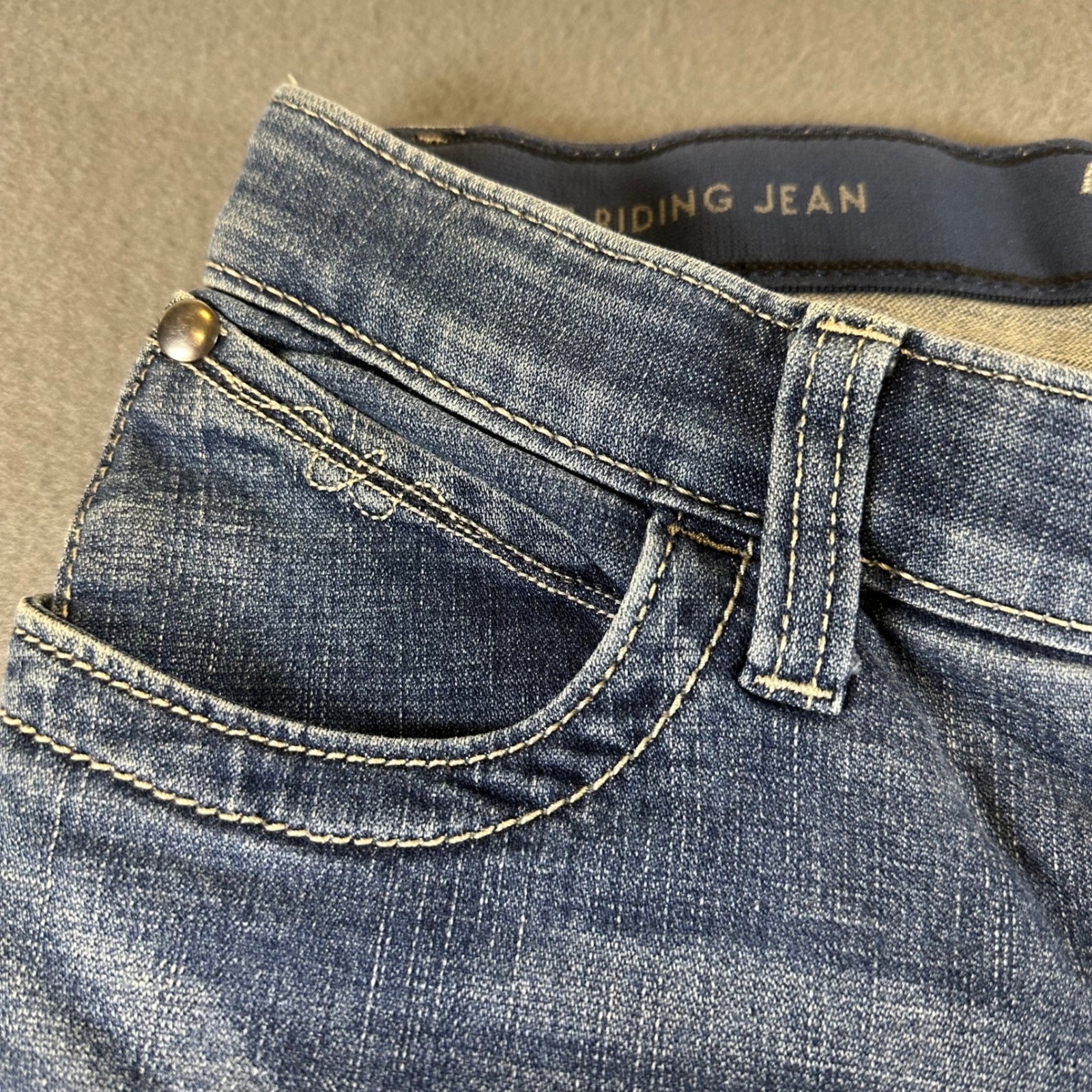 Wrangler Willow Ultimate Riding Jeans Womens 30×35 Dark Wash Bootcut Denim