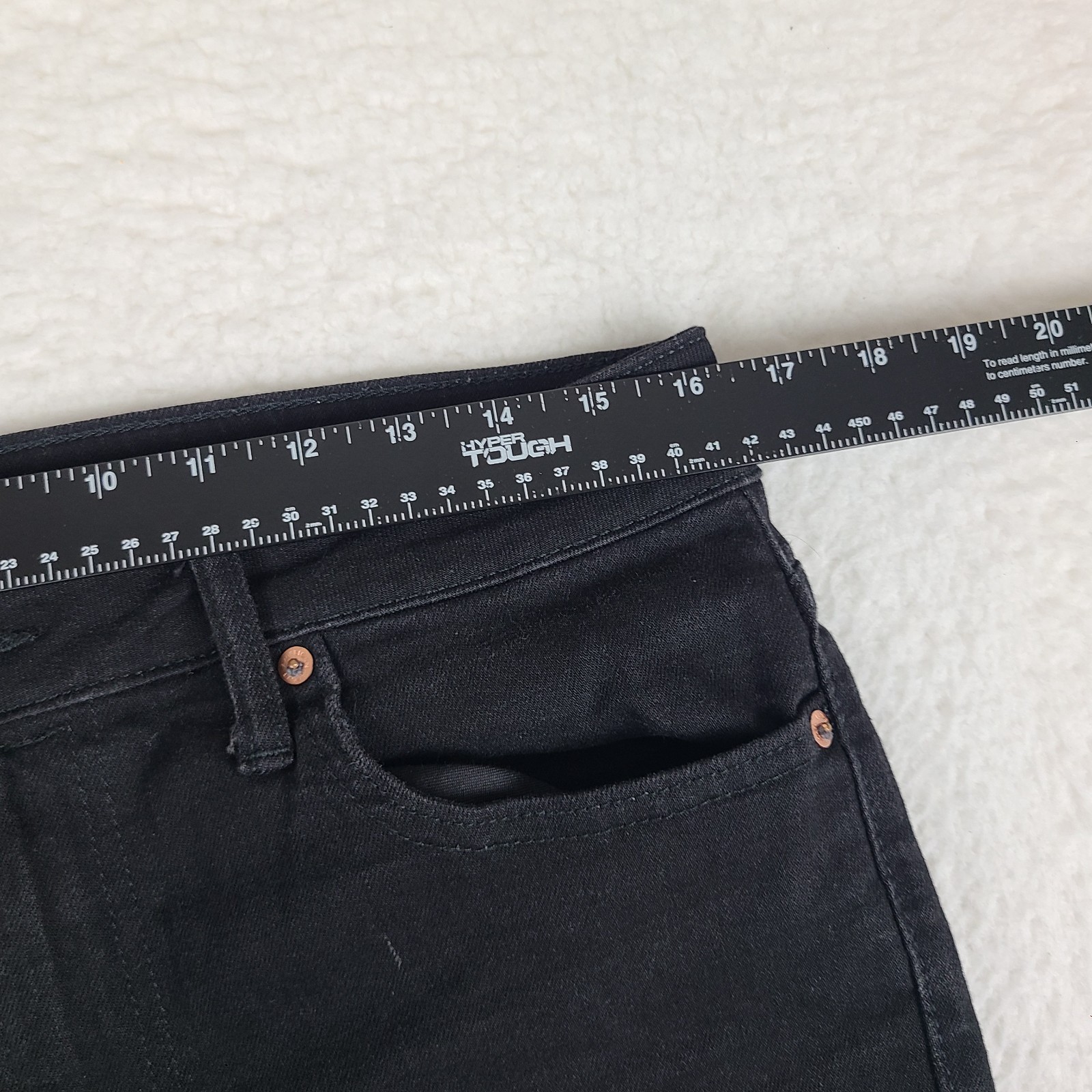 American Eagle Jeans Mens 32×32 Black Wash Airflex + Skinny Denim