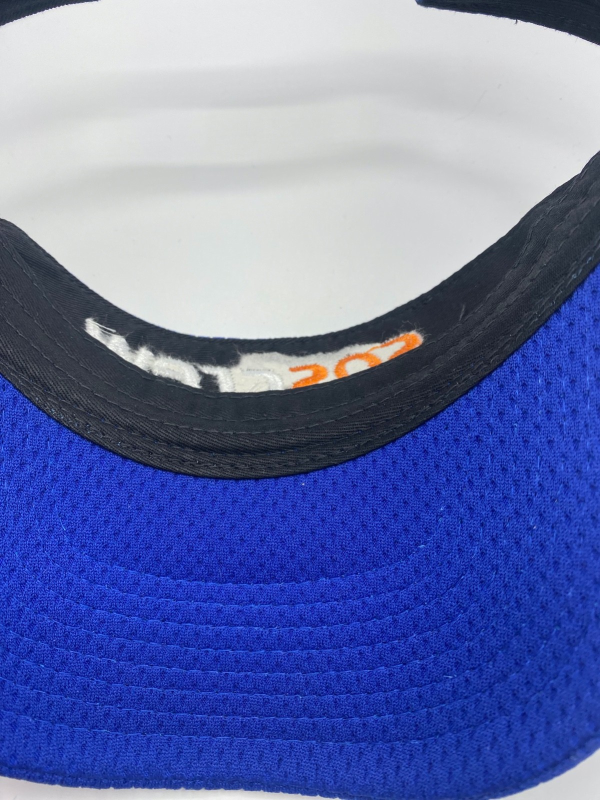 SOS Crew Blue Visor Hat Adjustable Logo Polyester Mesh Adult Outdoor Sun Sport