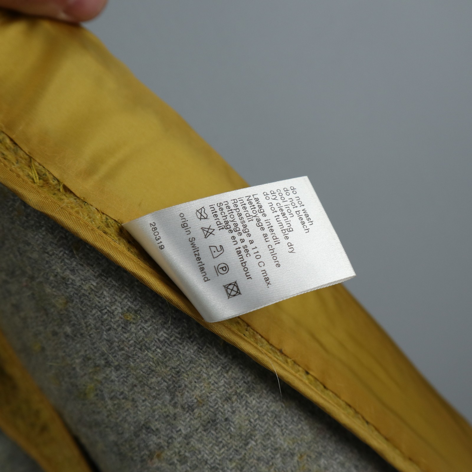 AKRIS Womens Yellow Wool Alpaca Coat Jacket Size US6 D36 F38