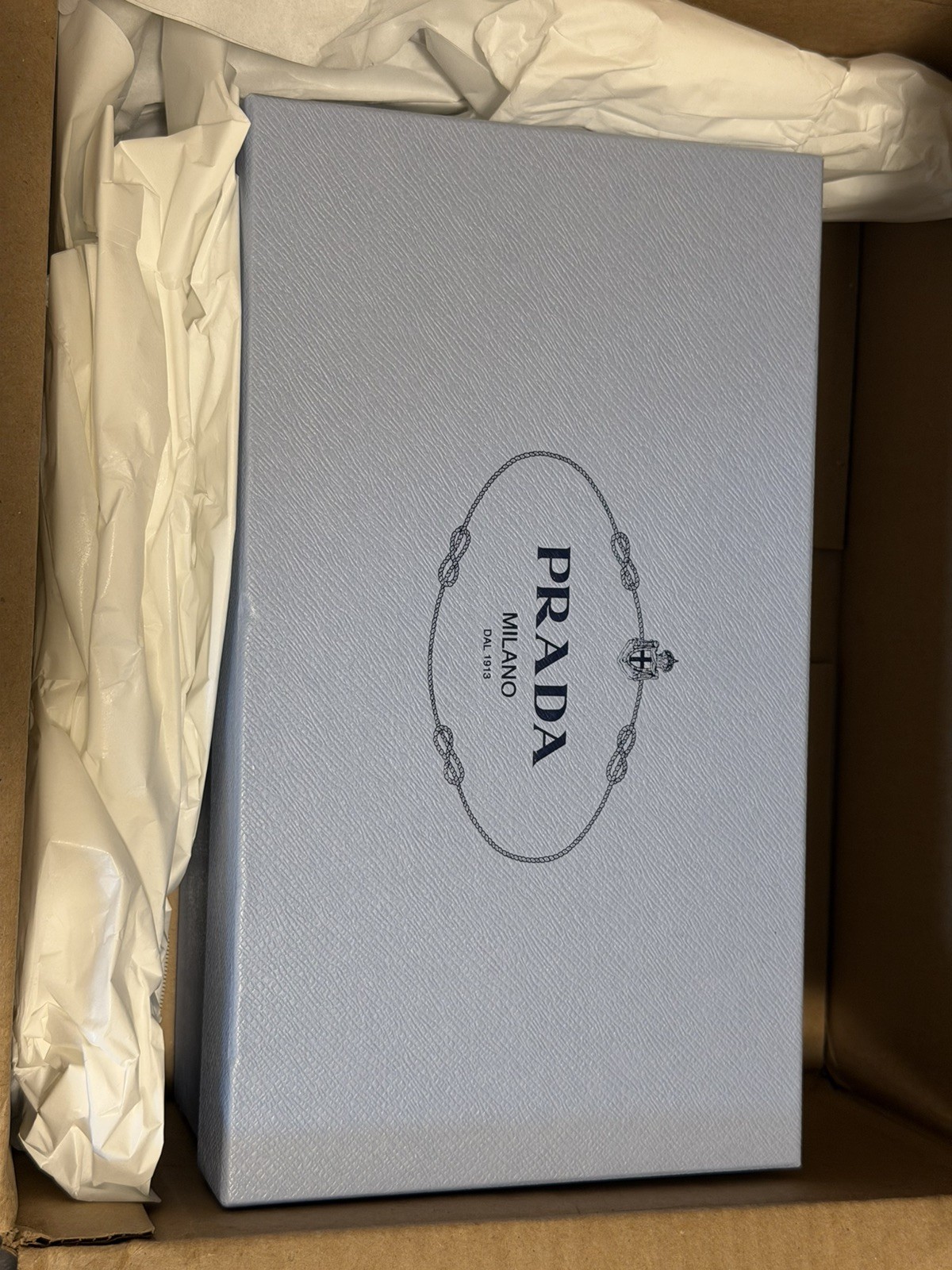 PRADA Nappa Leather Cord-Detail Heeled Mules Black Retail-1250 NEW WITH BOX