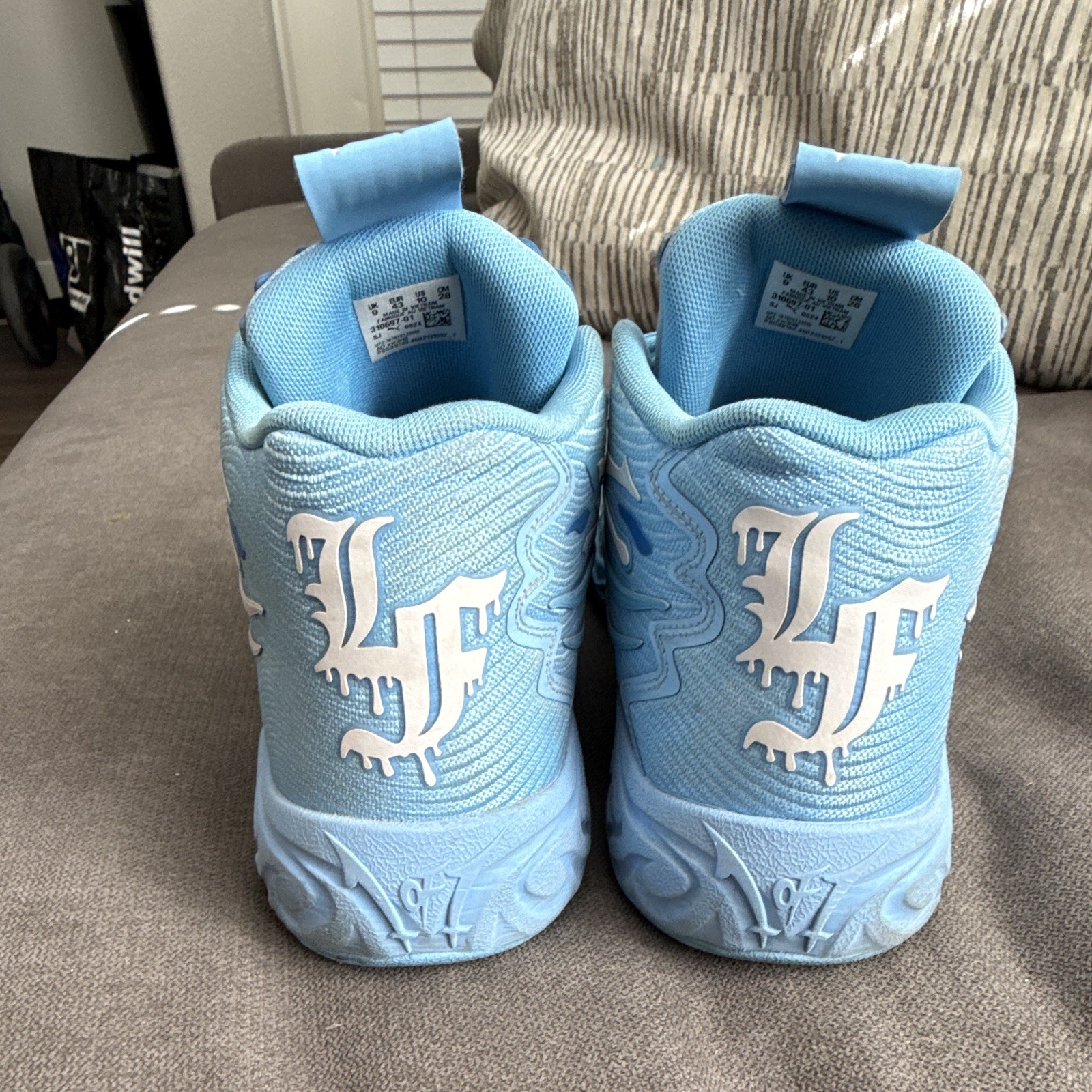PUMA LaFrancé x MB.04 “1 of 1” Team Light Blue Mesh Lace-Up Sneaker 2024