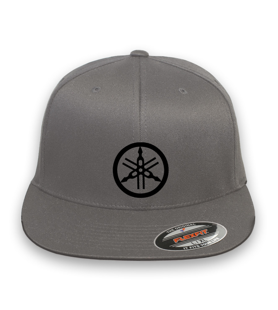 MOTORCYCLE RIDING YAMAHA CURVED OR FLAT BILL FLEXFIT HAT *FREE SHIPPING in BOX*