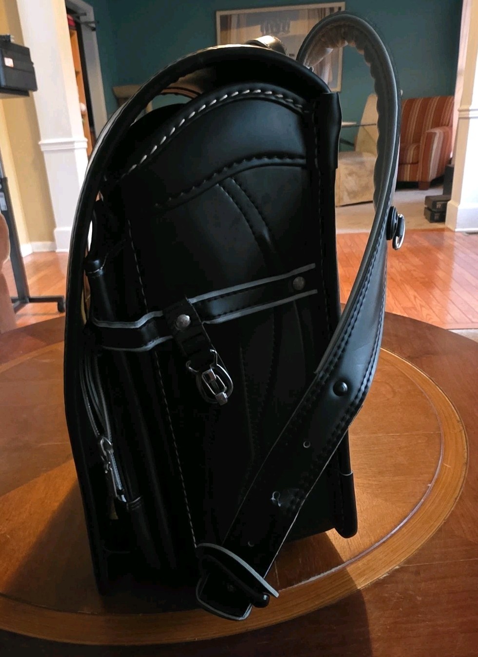Randoseru Backpack School Bag Durable Leather Japan Kids Wanpa -Rare