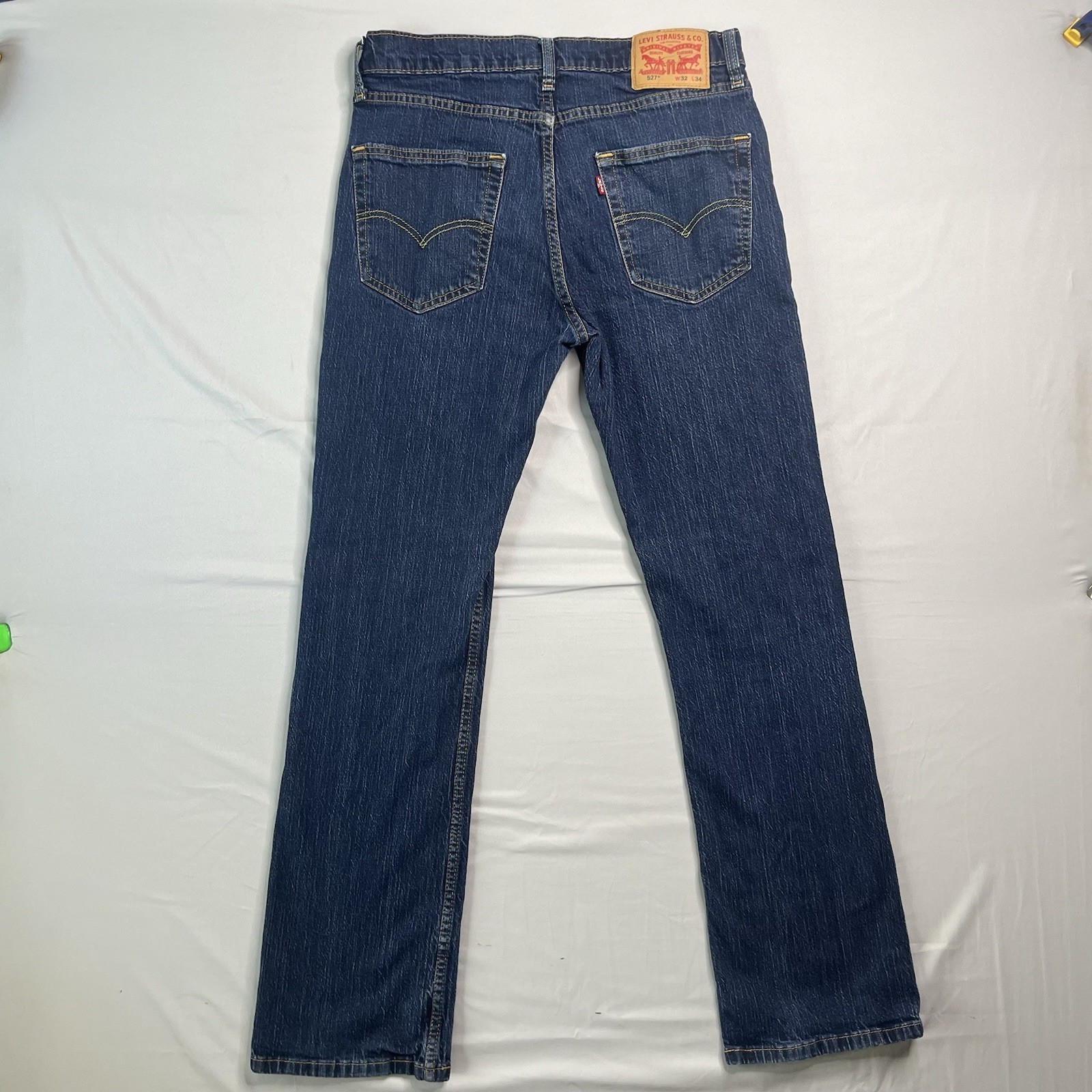 Levi’s 527 Jeans Mens 32×34 (30×30) Blue Slim Fit Bootcut Dark Wash Denim