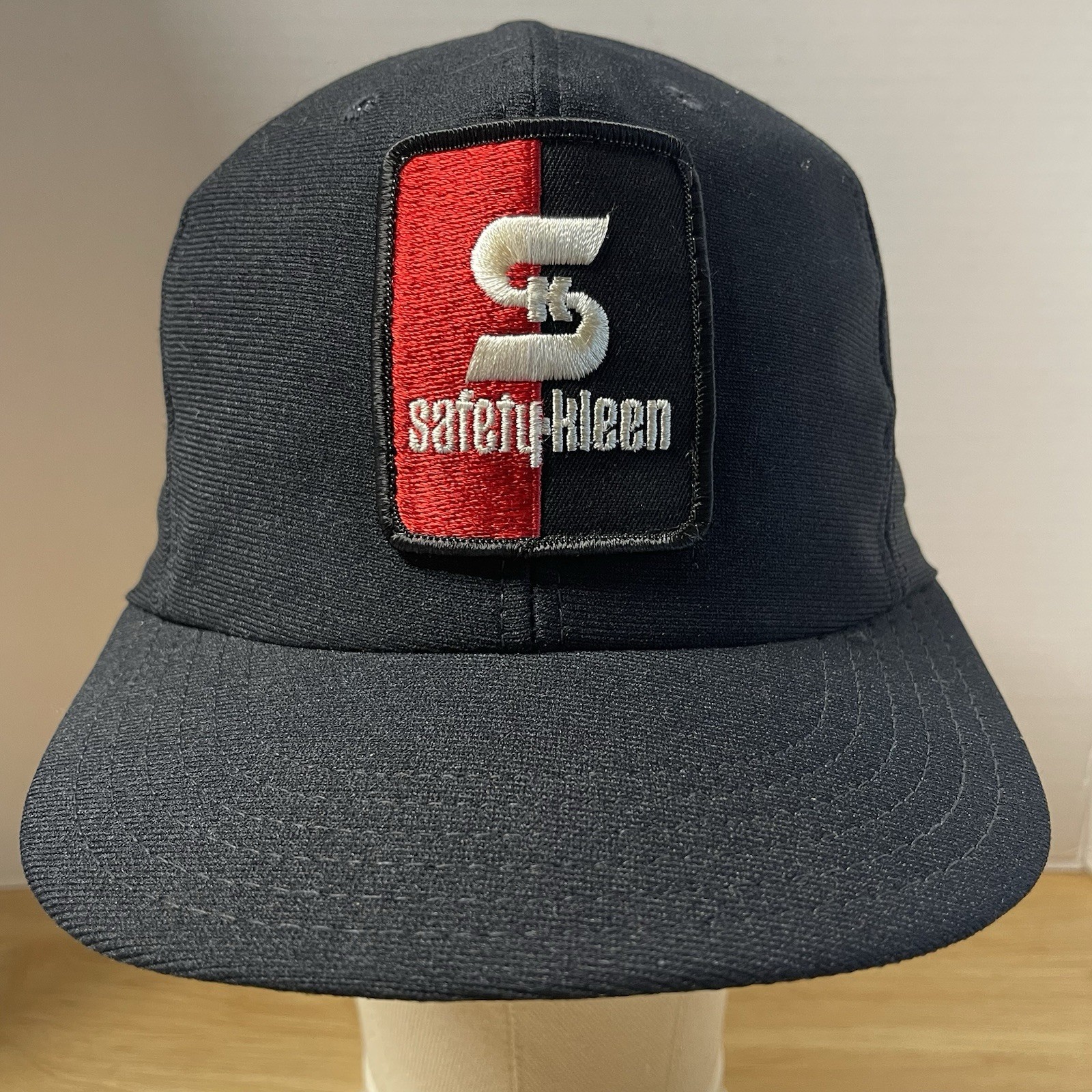 SAFETY-KLEEN Black Snap Back Hat Embroidered Logo Patch 🇺🇸