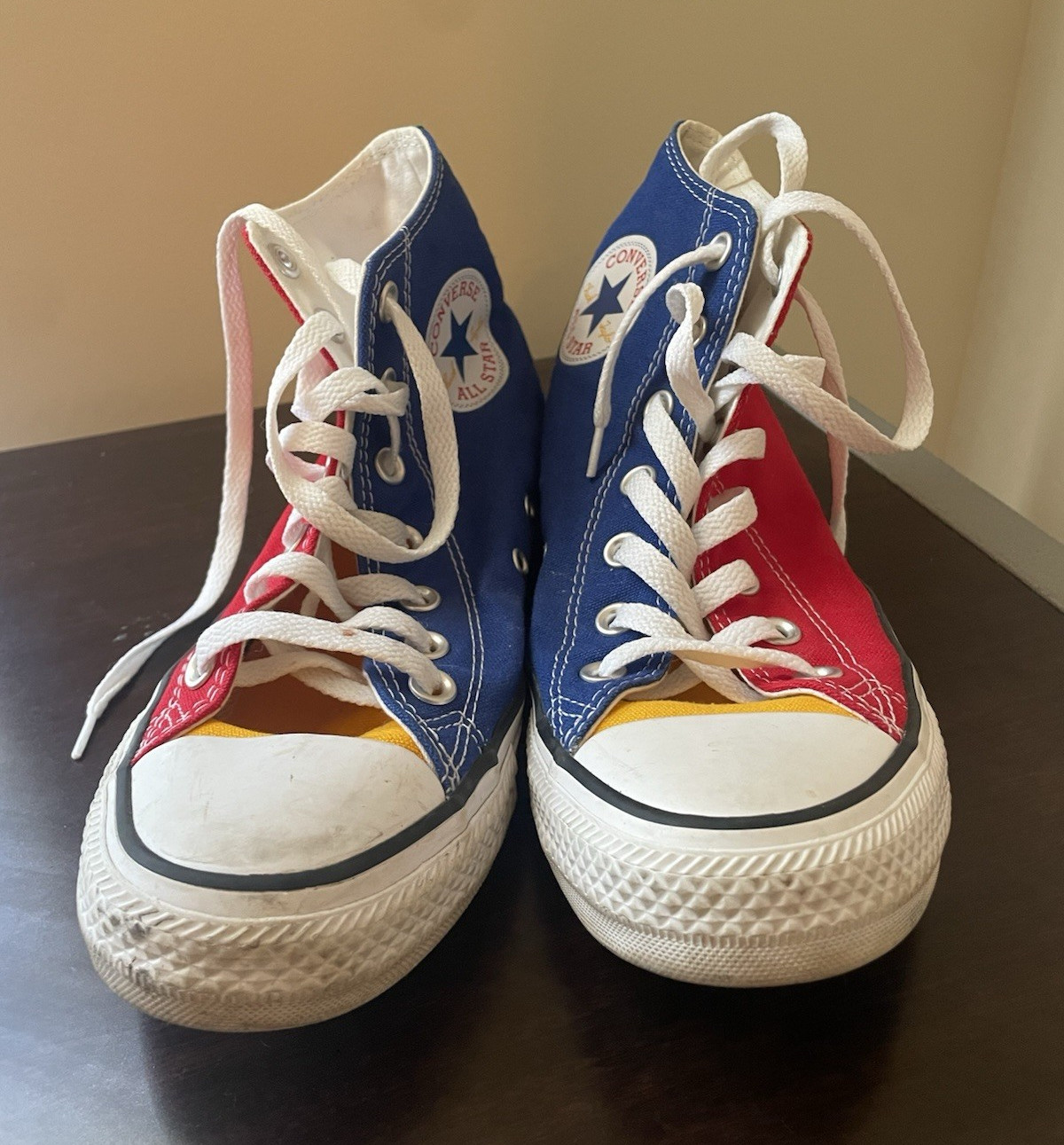 Converse Chuck Taylor All Star High Top Canvas Colorblock Lace-Up Sneakers