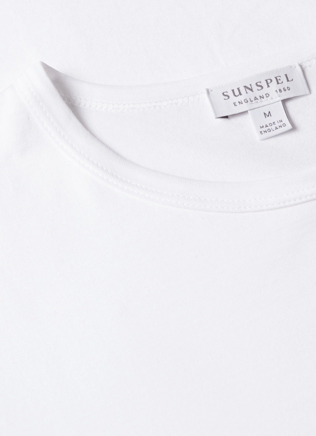 SUNSPEL Men’s Classic Short Sleeve T-Shirt, White, Size L