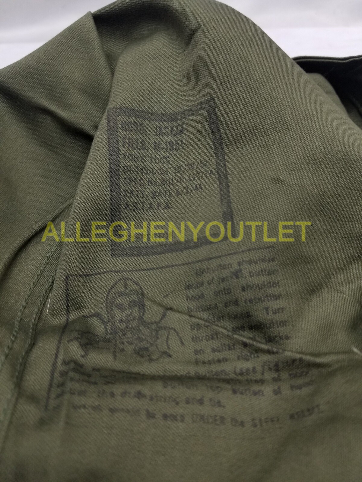 US Military M-1951 Korean War Era Field Jacket Hood, OD, Sz Large 44-46-48, NEW