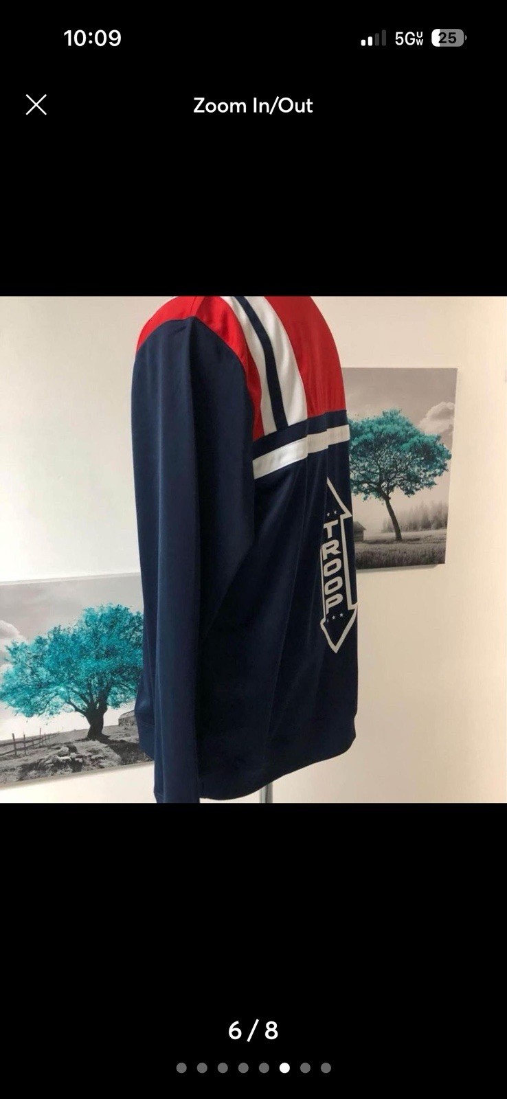 Troop Mens Full Zip Jacket Xxl Excellent Condition