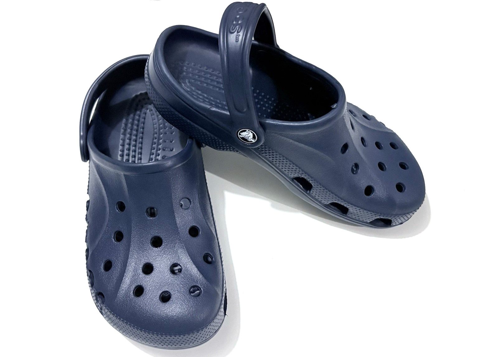 Crocs Baya Clogs Navy Blue Unisex Men’s 5 Women’s 7 Slip On Water Friendly