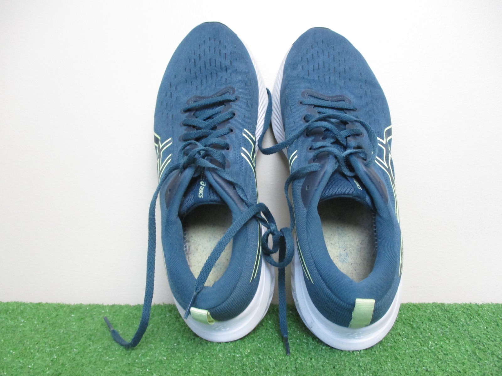 Asics Gel-Excite 10 Shoes Womens 11 Medium B Blue Green White Sneakers 1012B418