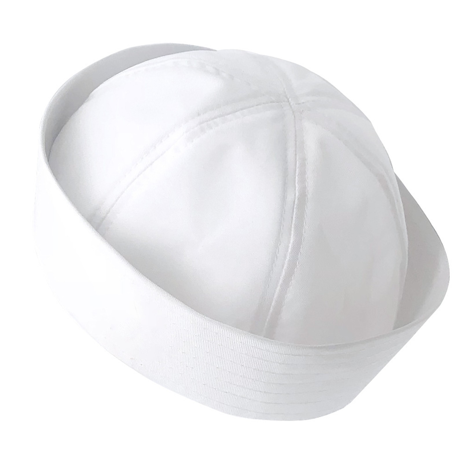 WHITE NAVY SAILOR HAT POPEYE GILLIGAN DOUGHBOY CHILD ADULT COSTUME ACCESSORY